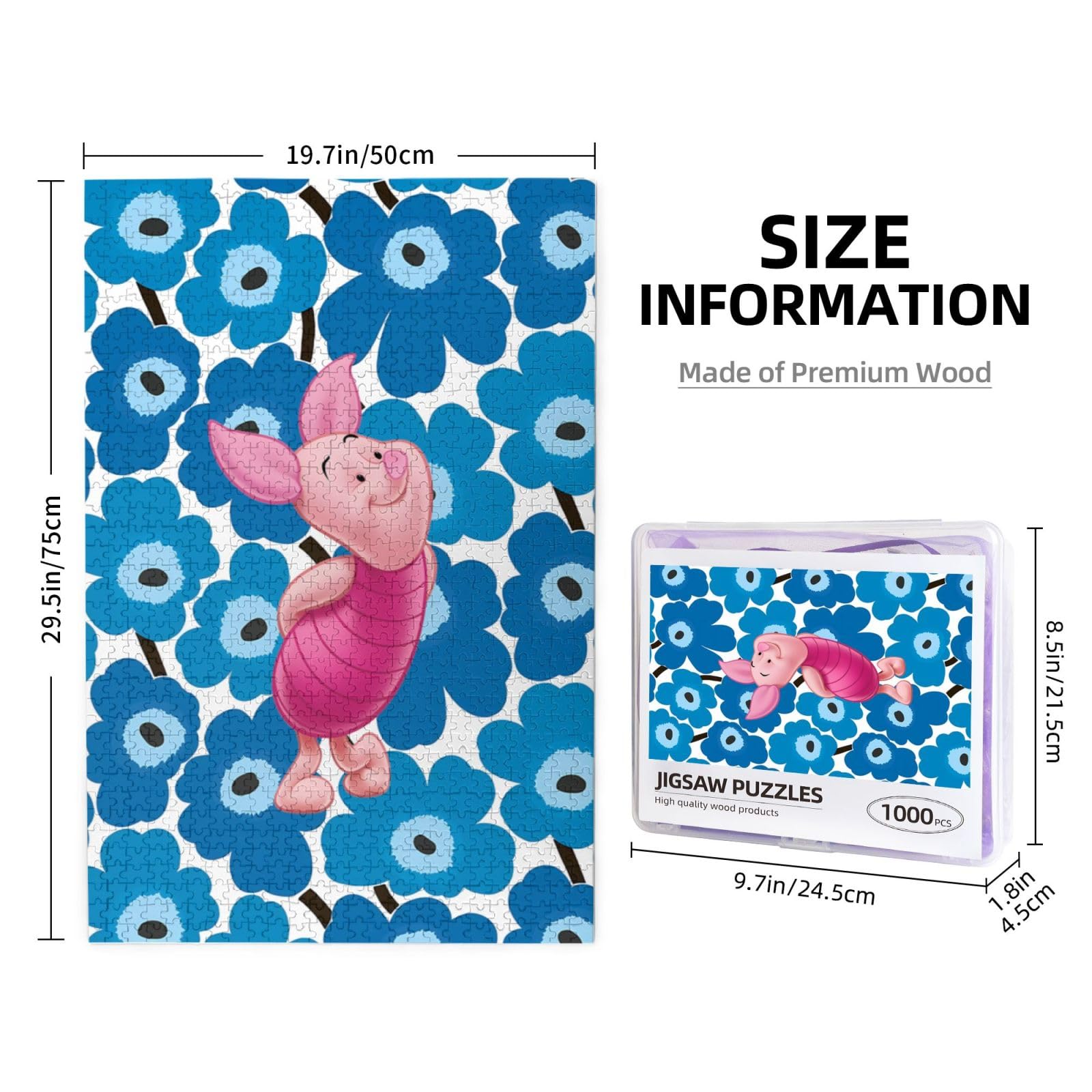 Amazon | Asamike ジグソーパズル 1000ピース おしゃれ くまの