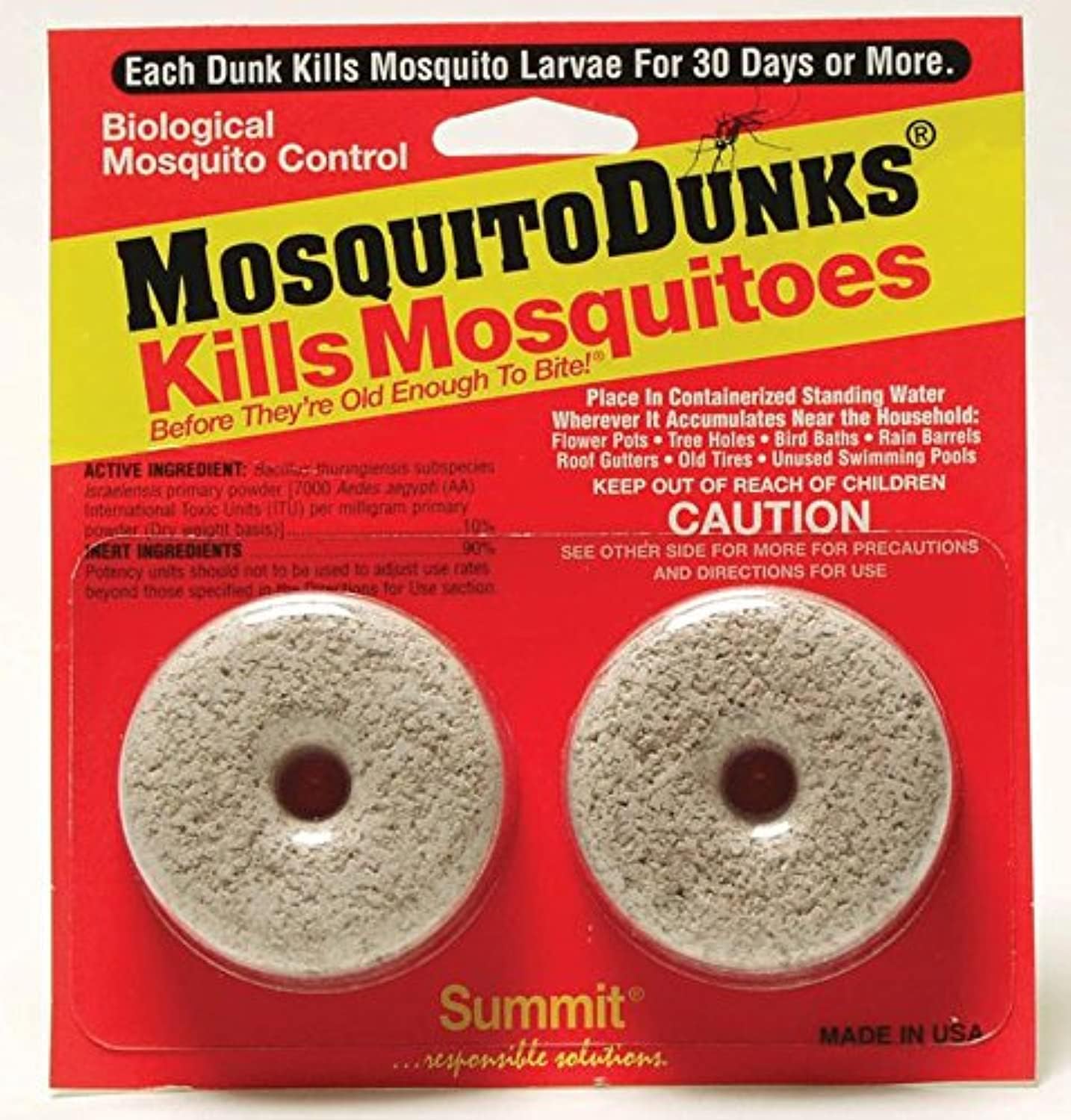 Chemical Company Pond Mosquito Dunks - 2 Pack