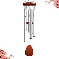 Vista 24 de Campanas de viento grandes de aluminio de 37 pulgadas para crear una atmósfera Zen, adecuadas para decoración de exteriores, jardín, patio. Campanas