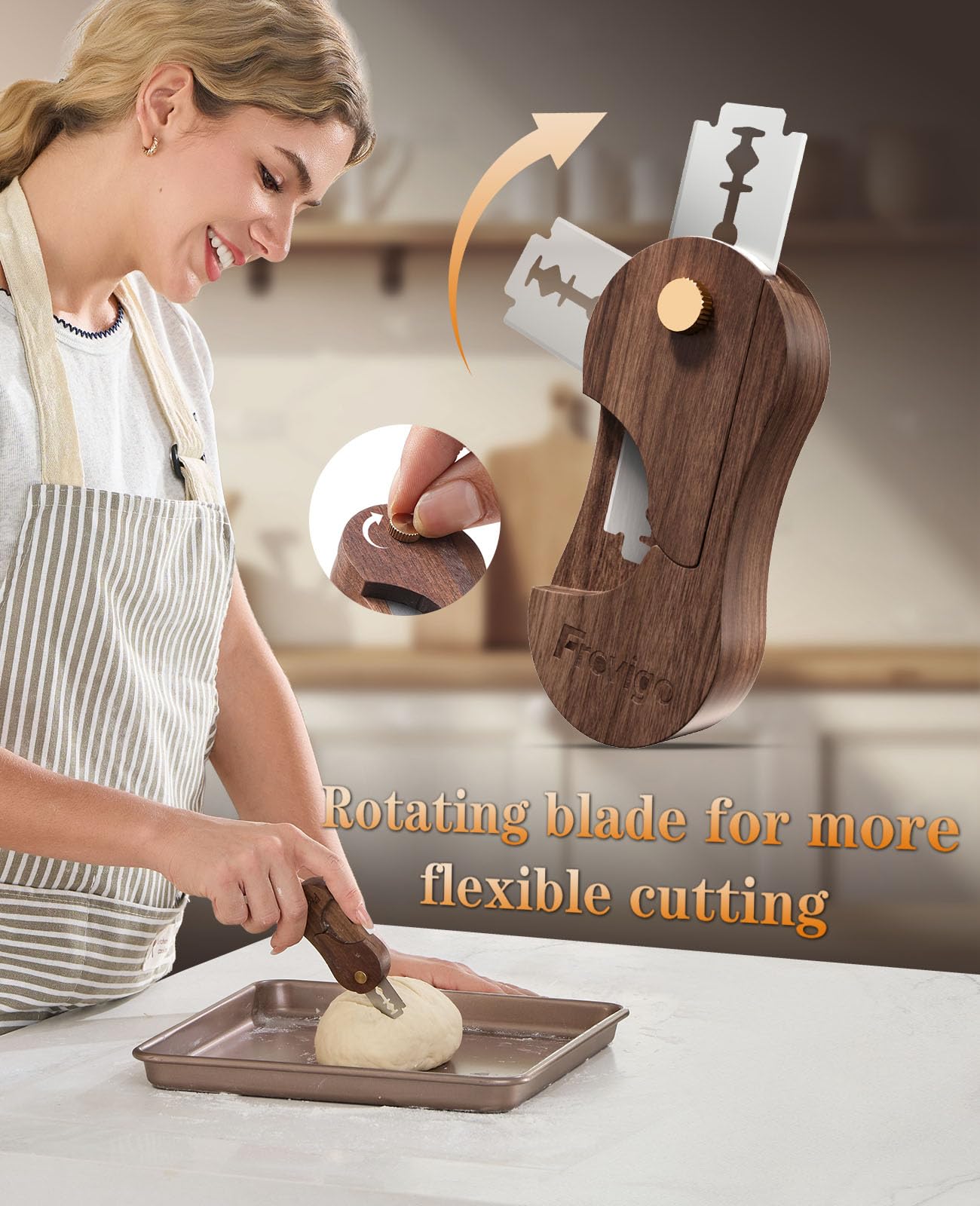 Sourdough Bread Lame - Scoring Tool with Blades -5 Sourdough Bread Lame - Scoring Tool with Blades -5