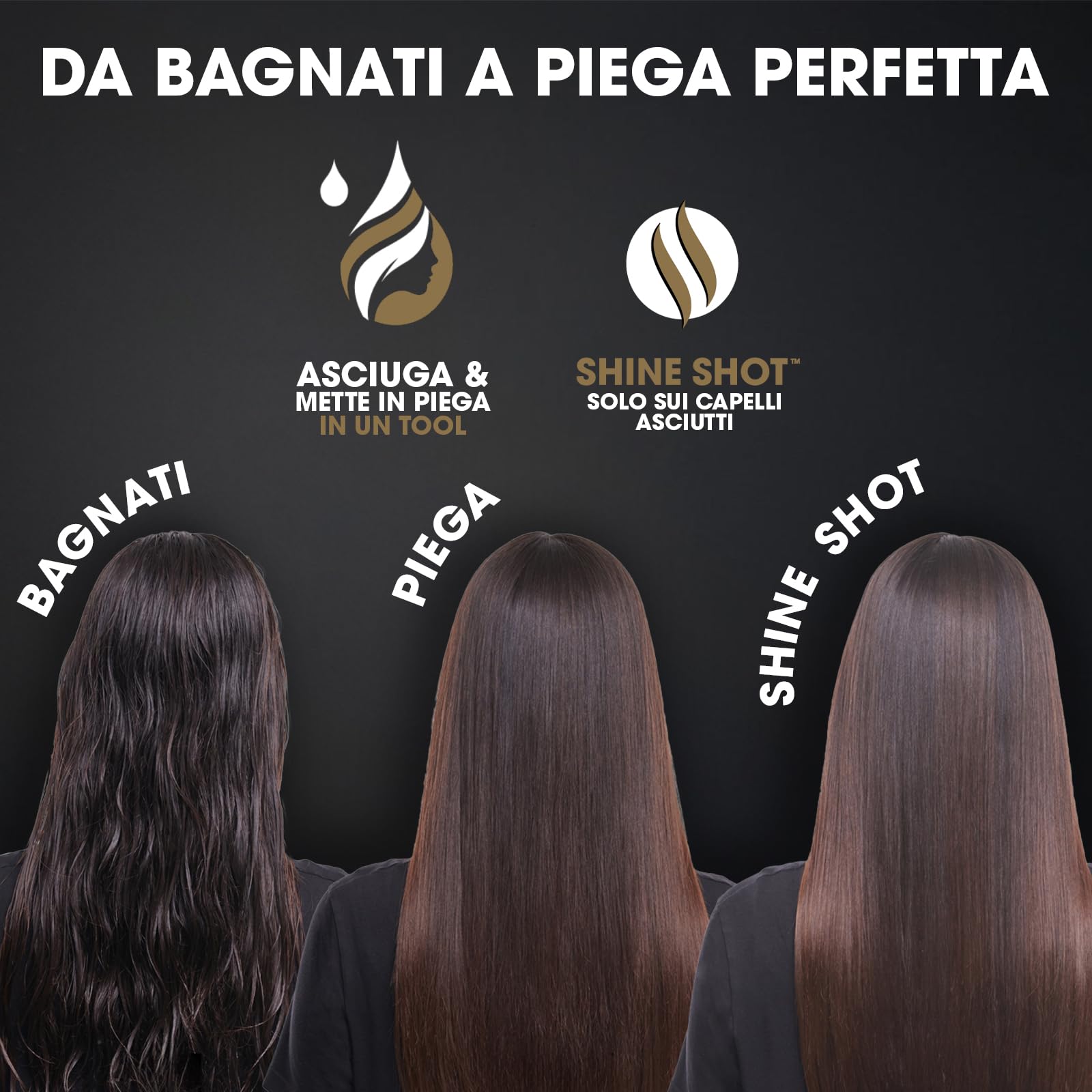 ghd Duet Style 2-in-1 Styler ad Aria Calda – Da Bagnato a Styling Senza Danni da Calore, Capelli Senza Crespo e Più Lucenti – Per Tutti i Tipi di Capelli