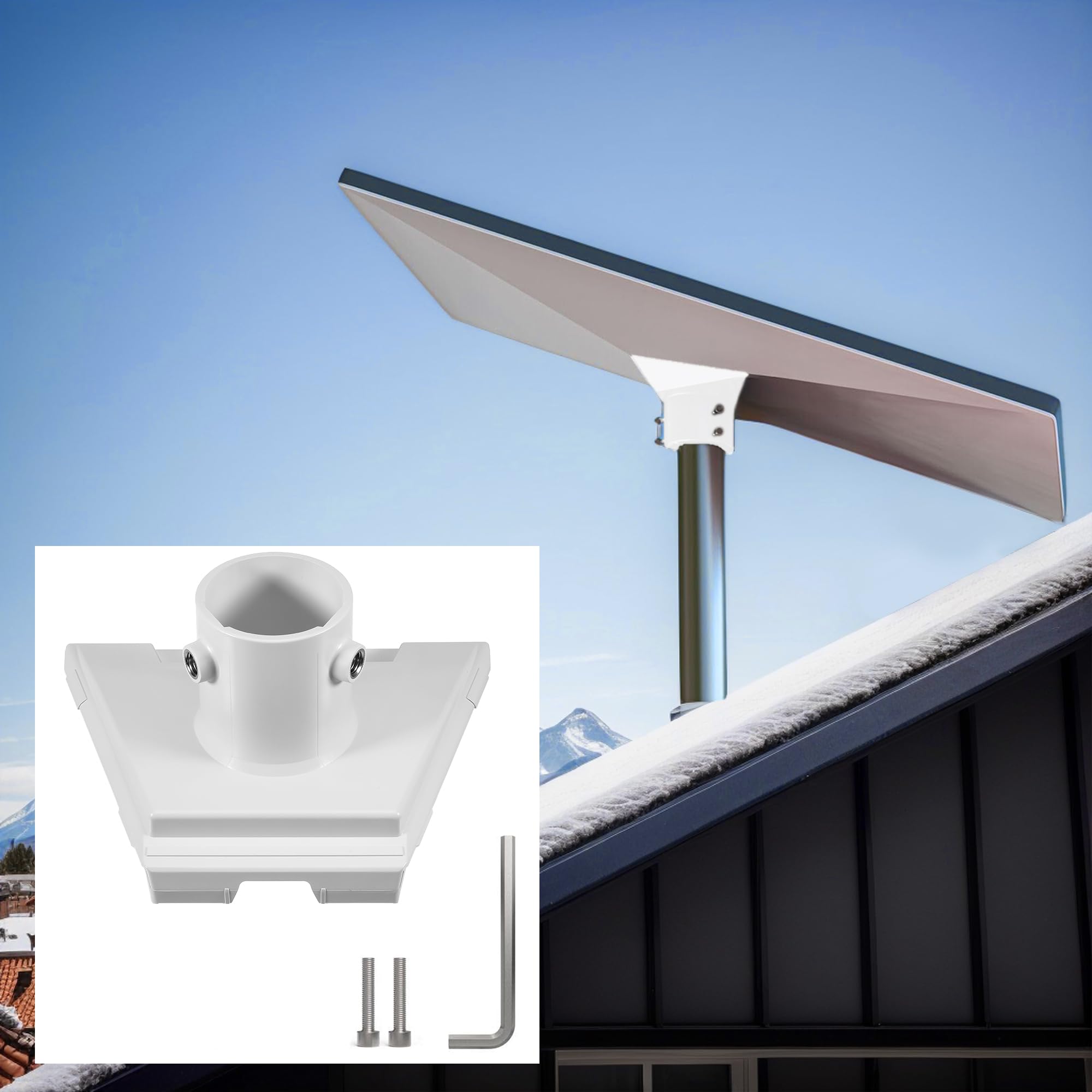 Starlink Gen 3 Mount, Starlink Long Wall Mount, Starlink Mounting Kit, Premium Gen 3 Starlink Mount Kit for Starlink Standard Gen3/V3 Kickstand Dishy