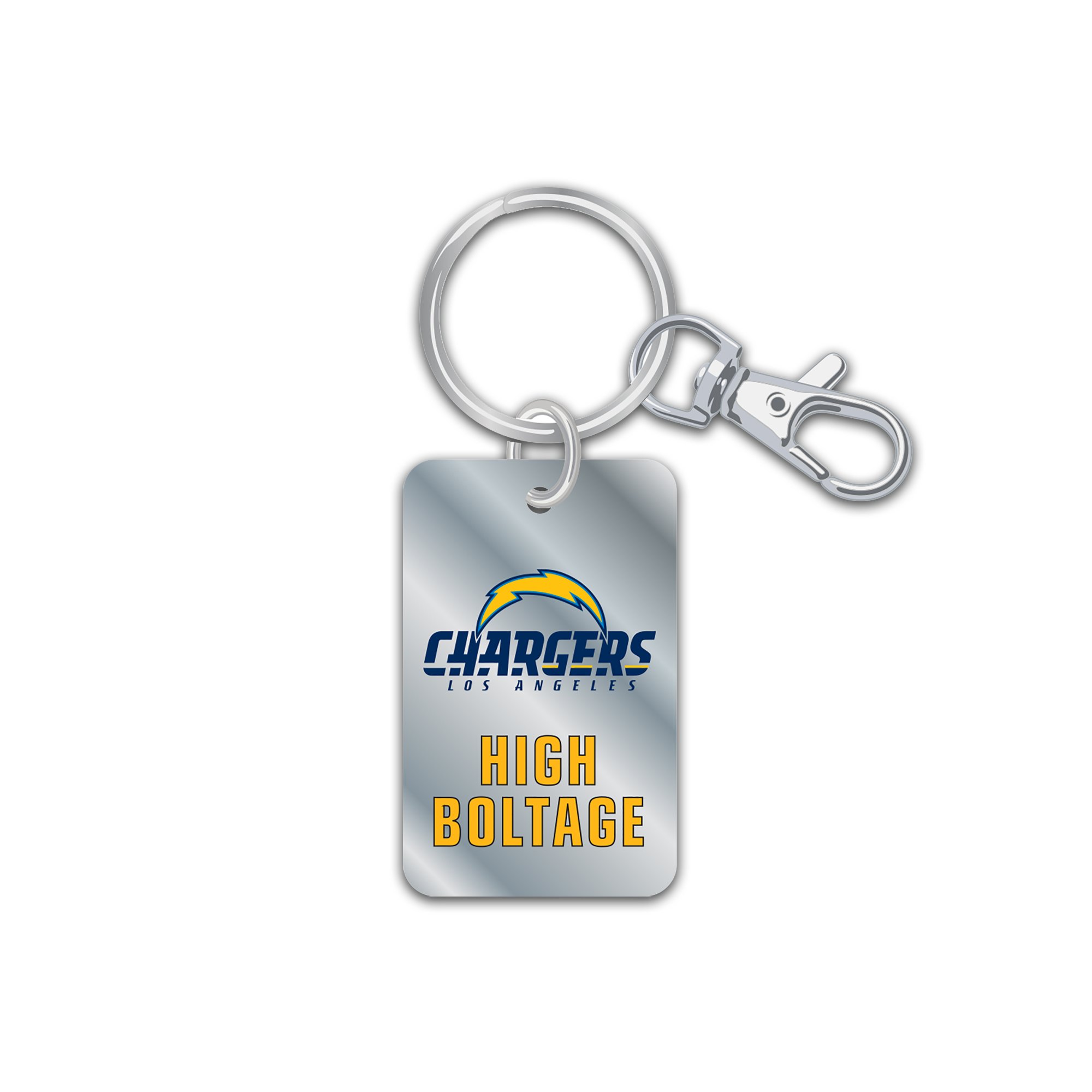 Aminco NFL Los Angeles Chargers Slogan Keychain