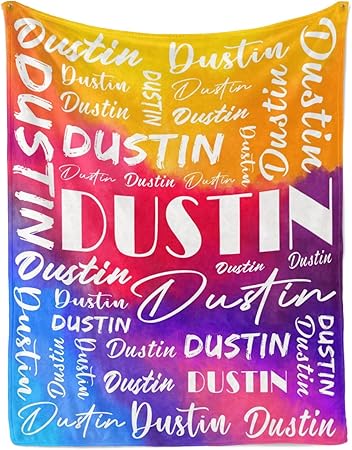 Name Blanket Personalized Name Blanket Customized Blanket with Name Text for Adult Kid Birthday Christmas Mothers Fathers Valentines Day Gift