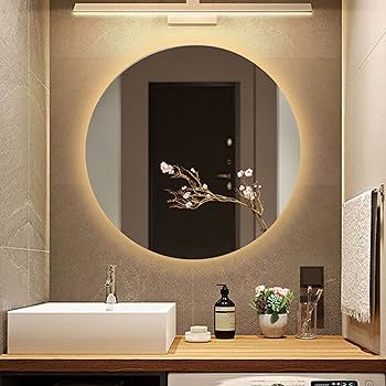 Amazon.co.jp: 洗面所 LED ミラー 浴室鏡 照明付き 丸型直径 50/60 cm Amazon.co.jp: 洗面所 LED ミラー 浴室鏡 照明付き 丸型直径 50/60 cm