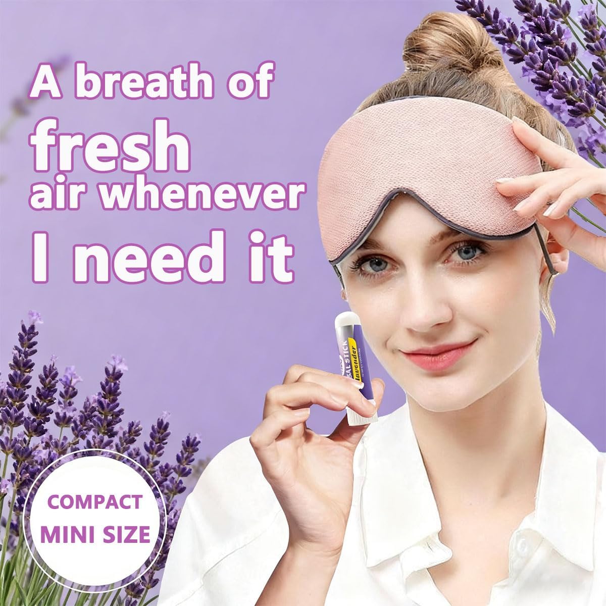 vamy Nose Inhaler Stick, Nasal Stick Boost Energy Set, Natural Mint Nasal Sticks for Breathing Enhance Focus & Breathe Better, Provides Fresh Cooling Sensation - Image 3