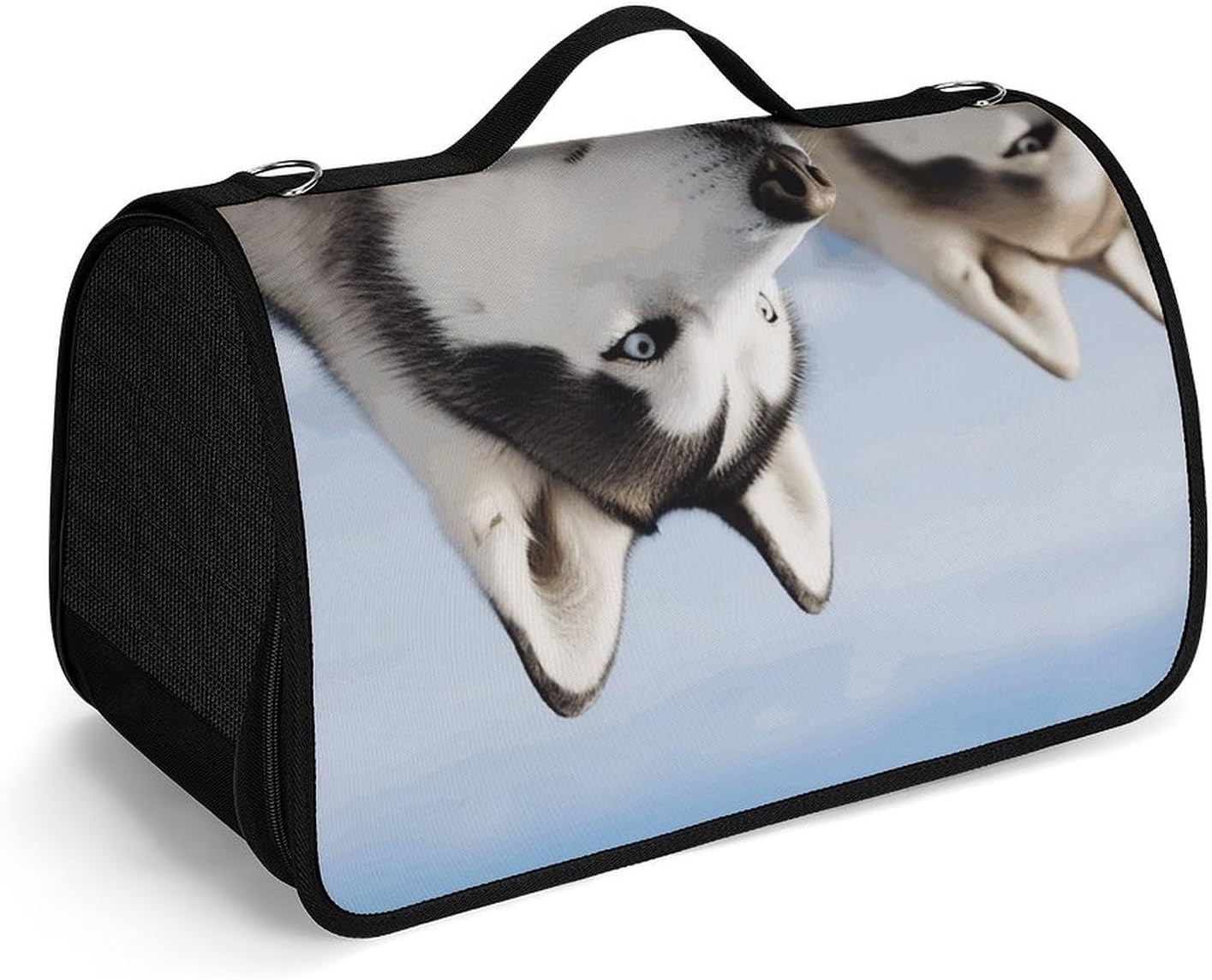 Pet Handbags, Husky Dogs Printed Pet Handbags,folding Pet Bags,new Pet Handbags,universal Pet Handbags, 45X26X23.5cm