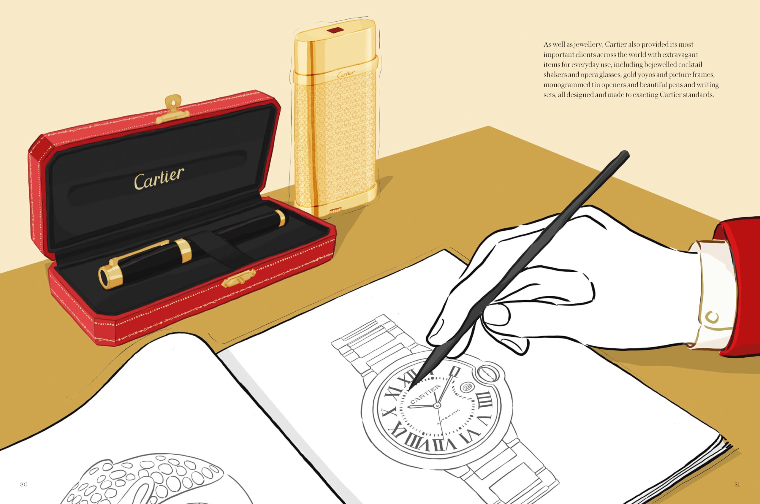 Louis-Francois Cartier: The Illustrated World of a Fashion Icon