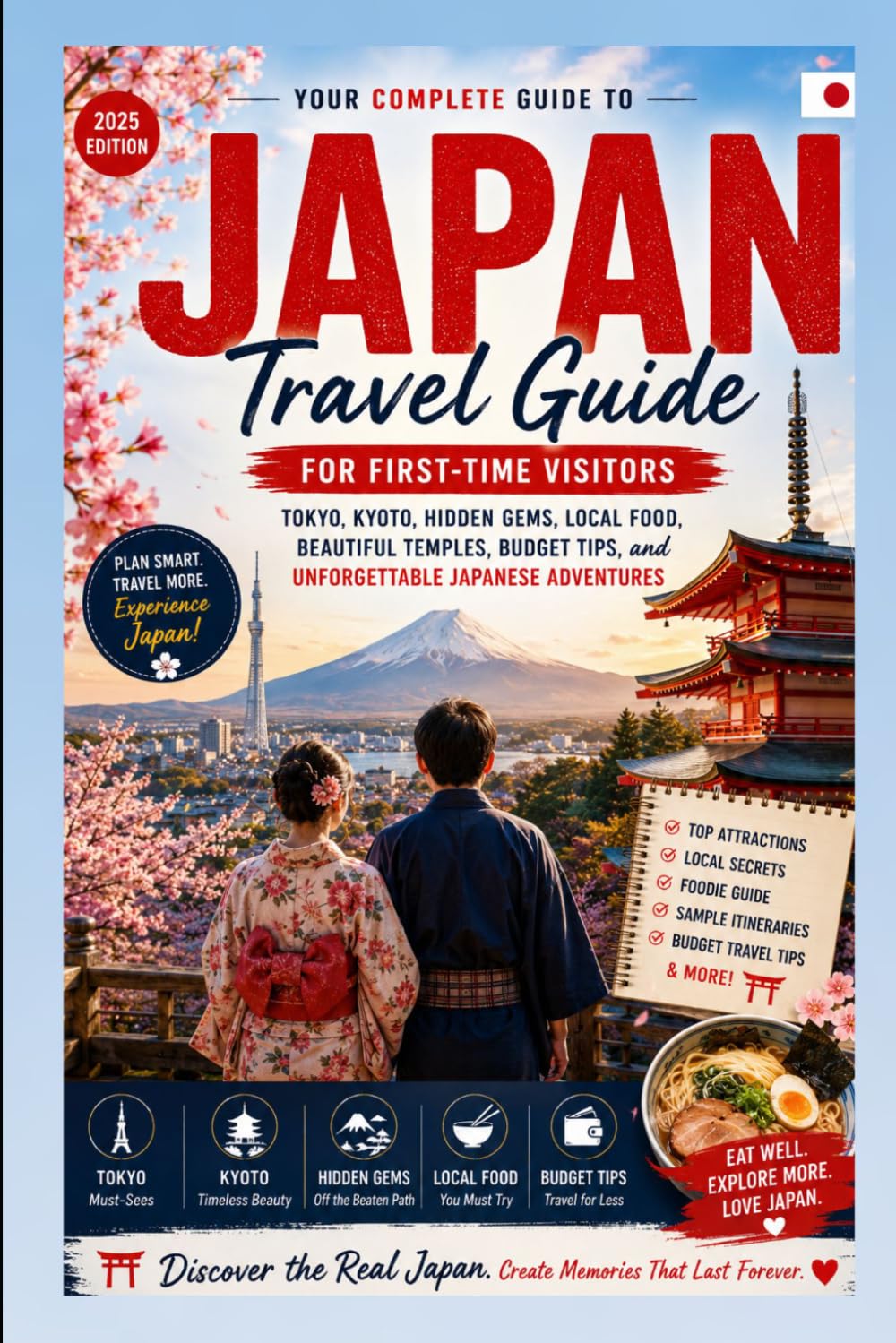 Japan Travel Guide for First-Time Visitors: Tokyo, Kyoto, Hidden Gems, Local Food, Beautiful Temples, Budget Tips, and Unforgettable Japanese Adventures