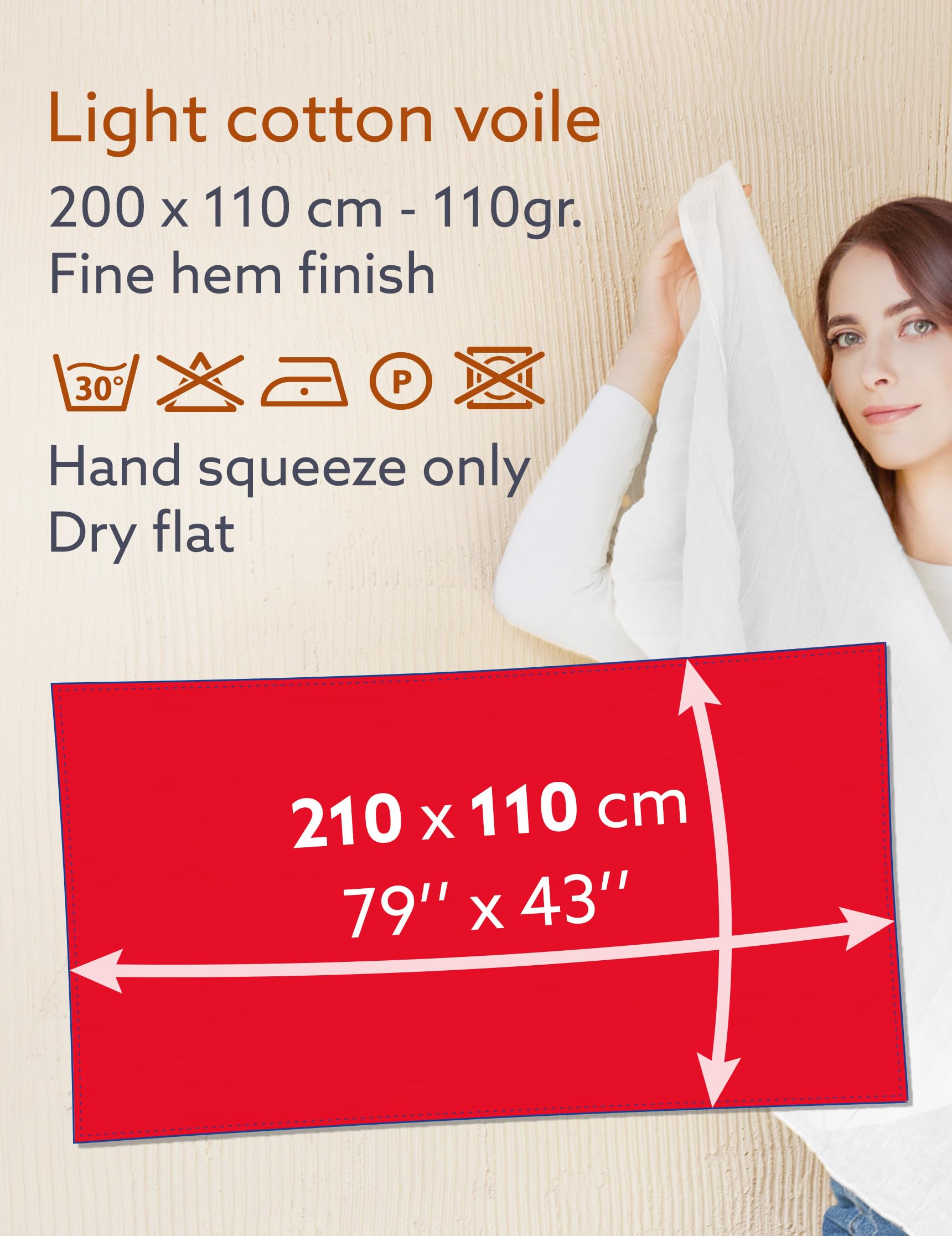 Chusta, Szalik, Szal Premium - 100% Bawełna - Wymiary 200 X 110 CM - Chusta dla Kobiety i Mężczyzny - Ponad 50 kolorów.