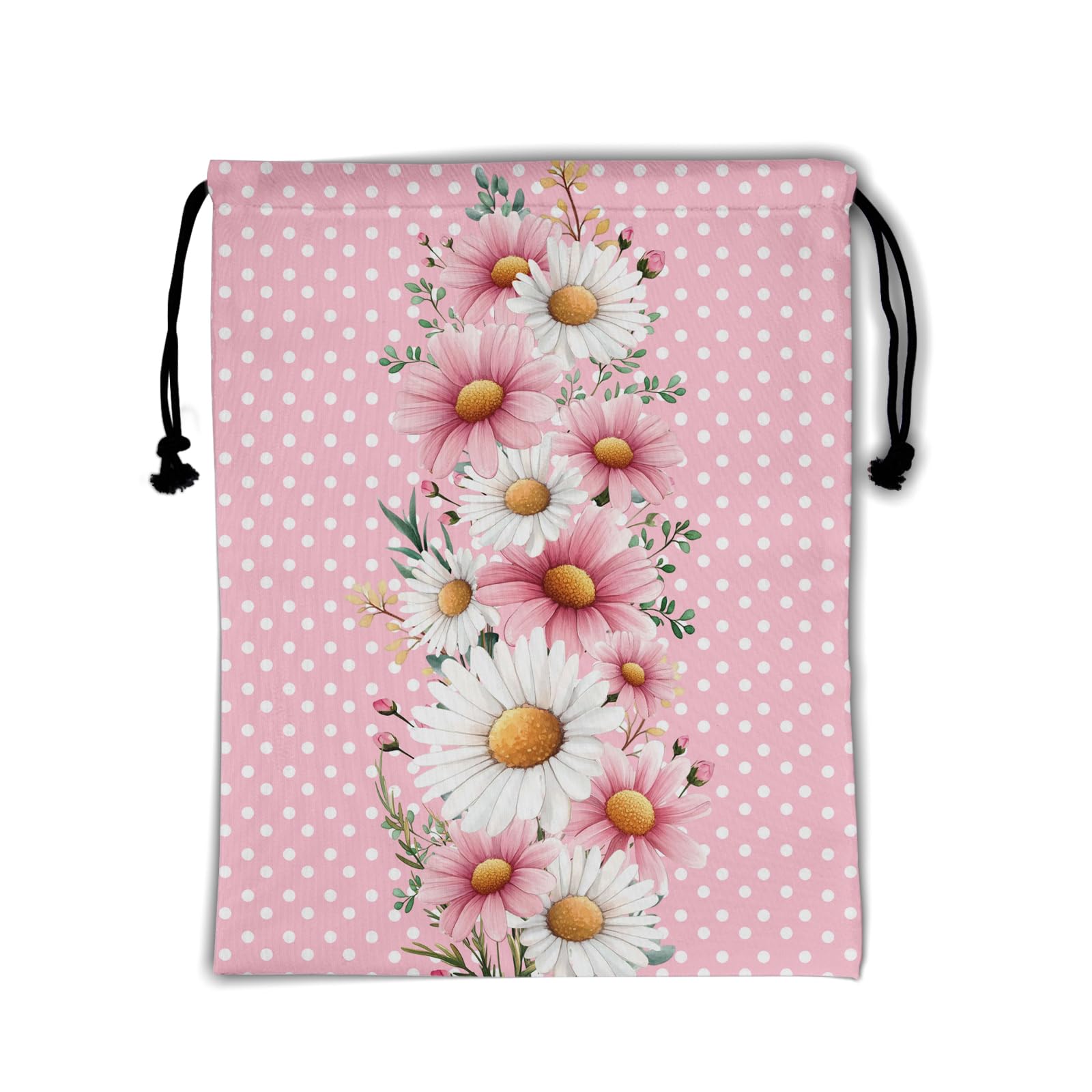 Daisy Floral Gymnastics Grip Bags Small Drawstring Gym Bag
