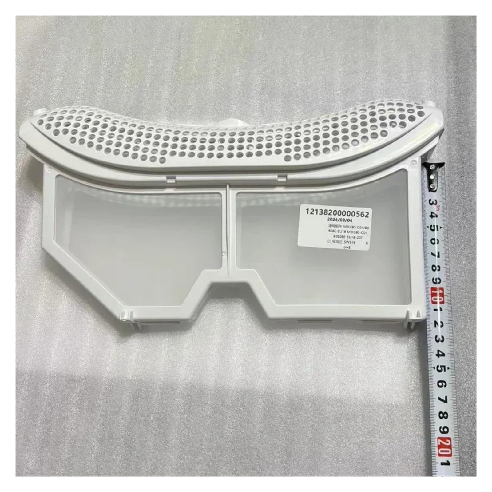 KurOto Filtro de Terciopelo de algodón de Alta eficiencia for Lavadora y Secadora - Compatible con MDC80-C01, B0503E-EU18, TH90VL8G, MH90-L05J, MH80-GFL03W