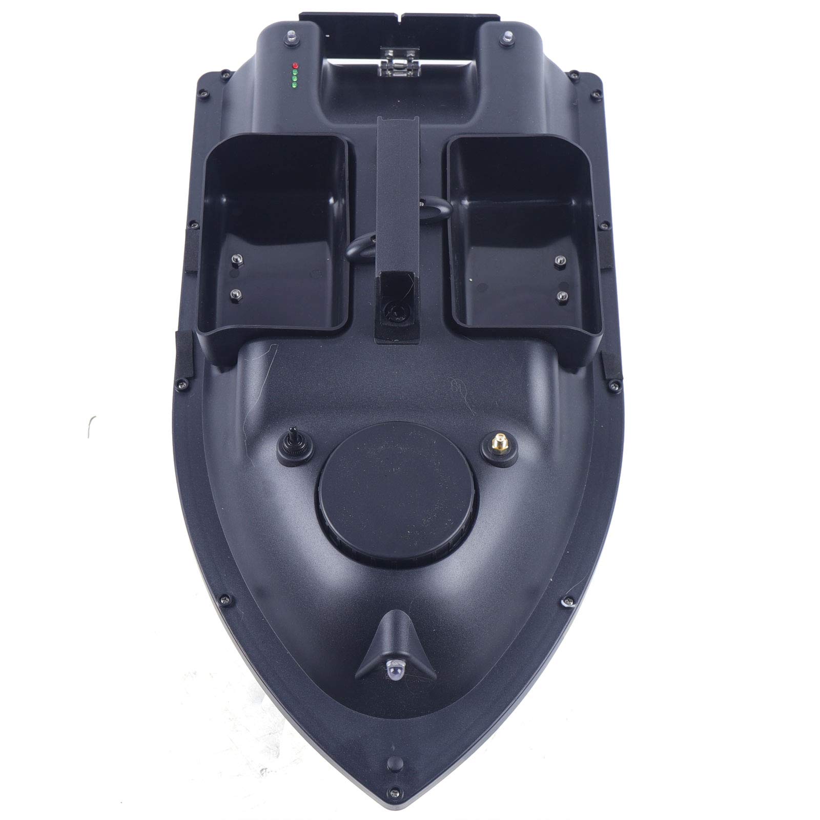 500 m/1640 FT barca per mangimi radiocomandata barca per esche da pesca con telecomando, 2 kg, 5200 mAh, RC per mangimi e pesci