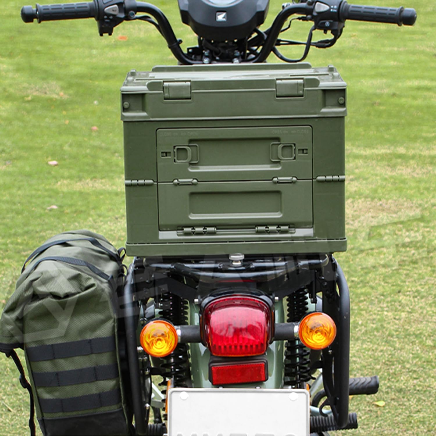 Amazon.co.jp: JISYIWOWバイク用 リアボックス PP材質 クロスカブ