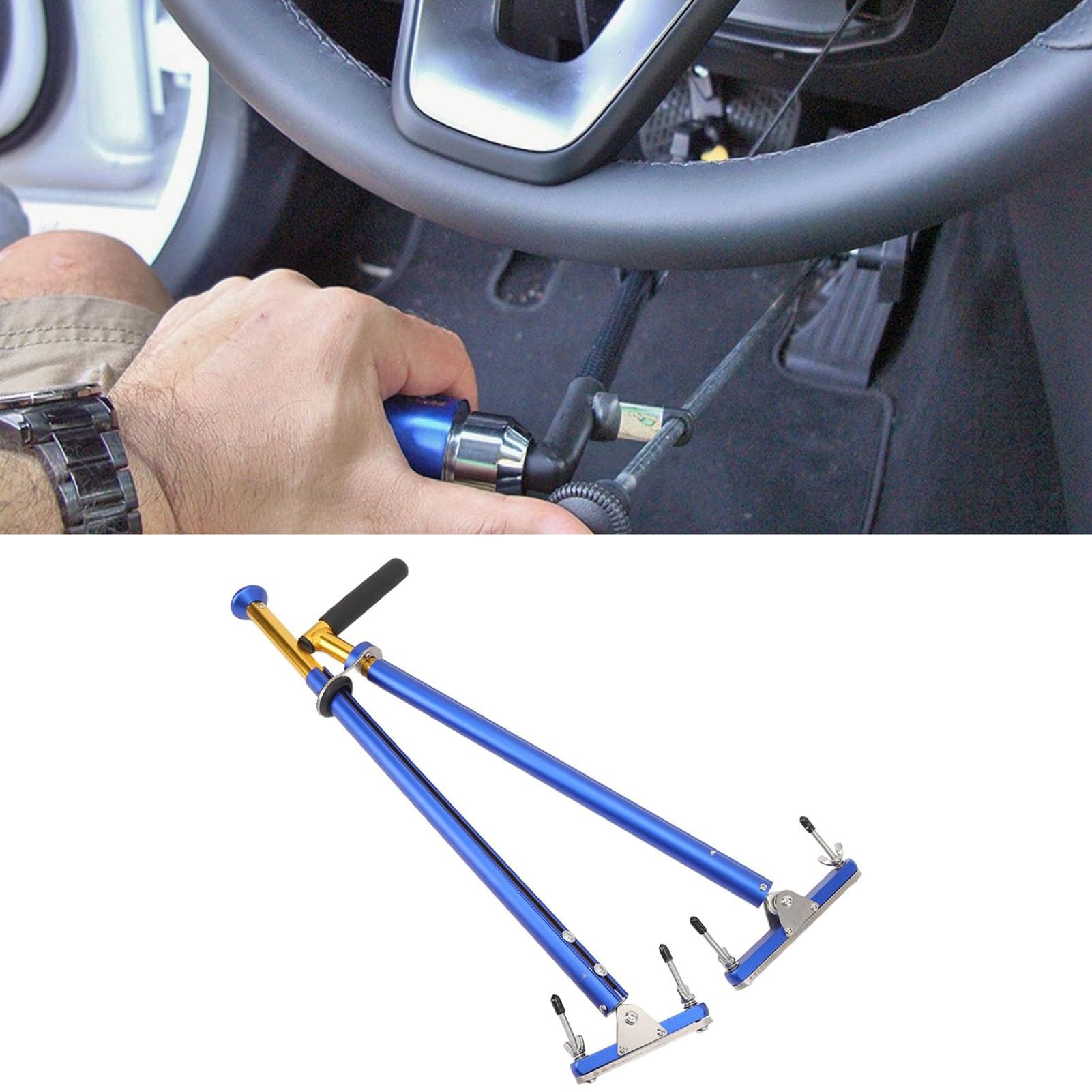 Genérico Controles manuales for conducción con discapacidad, Controles manuales for Conductores con discapacidad, Controles de Asistencia de pedaleo, Control Manual portátil de Longitud Ajustable