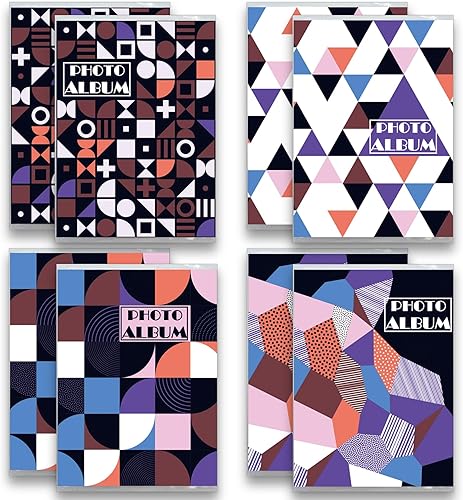 Álbum de fotos pequeño de 4 x 6 pulgadas, 8 paquetes, capacidad para 36 fotos cada uno, mini álbumes de fotos de 4 x 6, fotos de 4 x 6, álbumes de