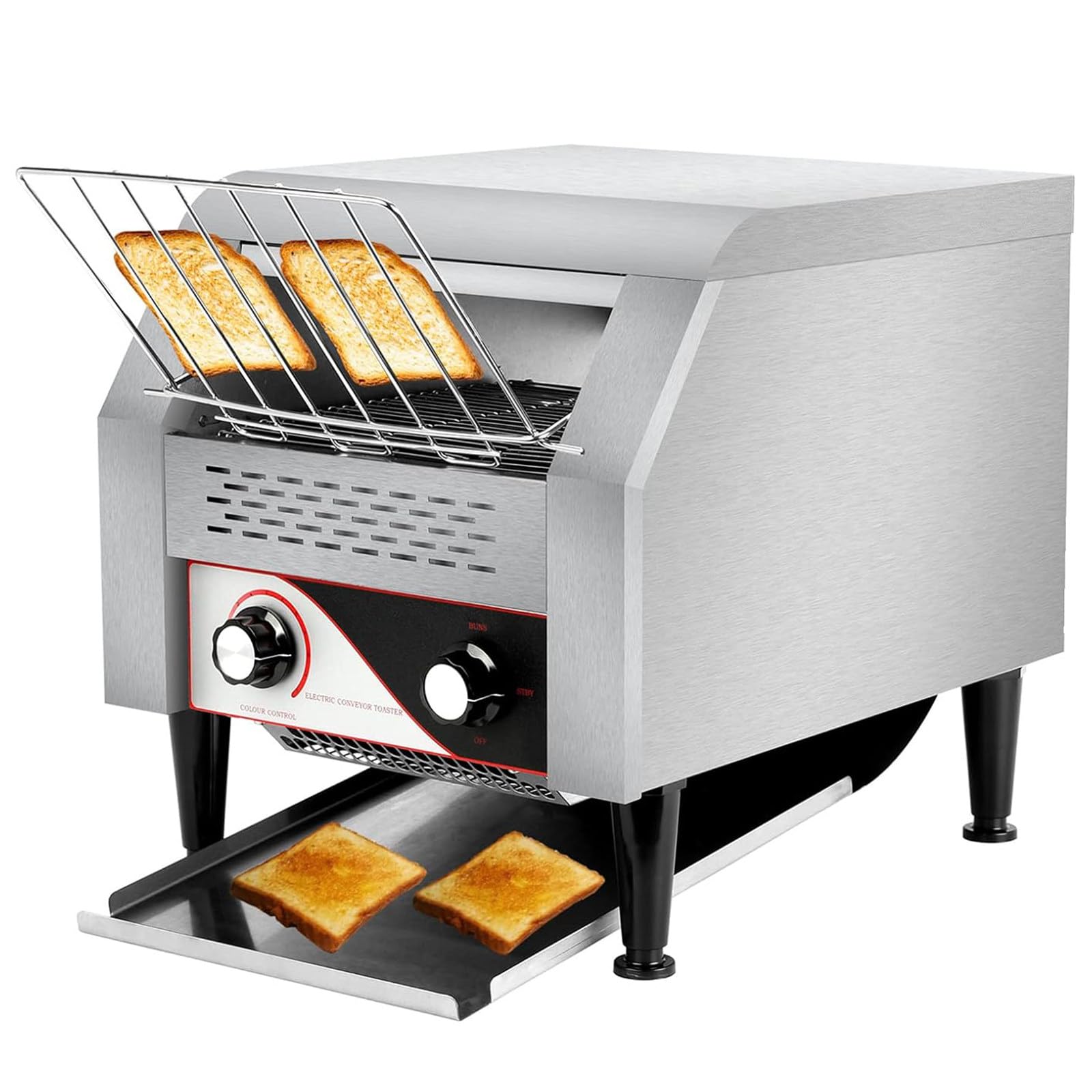 Toster Taśmowy 150/300/450 Szt./Godzinę, Wytrzymały, Komercyjny Toster Do Kawiarni, Bufetów, Restauracji I Kawiarni, 150 Transz/Godzinę