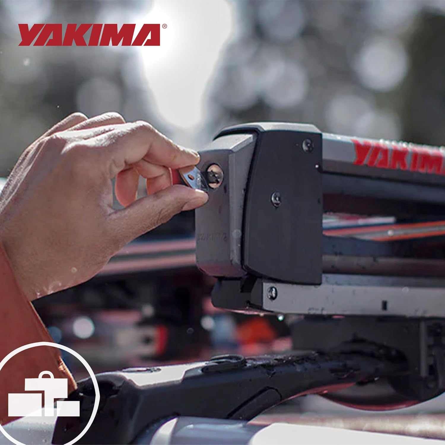YAKIMA, FreshTrack Ski & Snowboard Mount, Fits Most Roof Racks