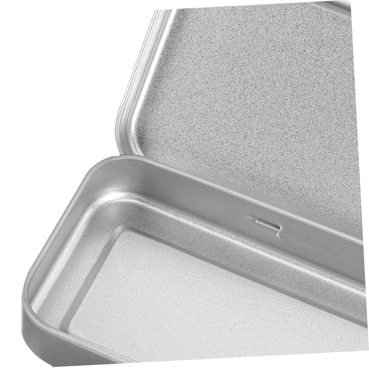 Astuccio Organizer Scuola in Latta Argento 6 Pezzi, Elegante | Festa Scuola Decor, Portatile e Resistente All'acqua, per Gomme e Articoli di Cancelleria
