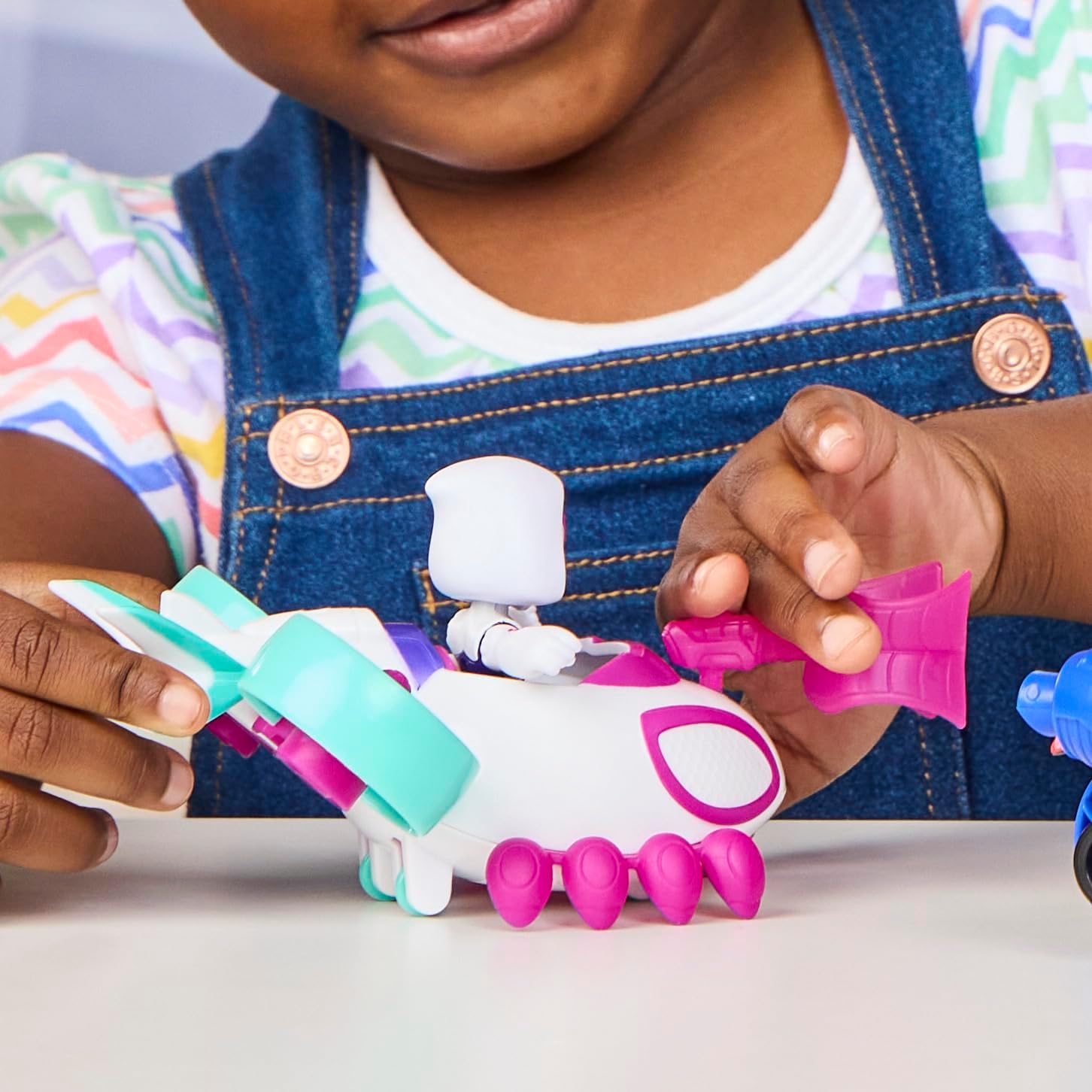 SPIDEY AND HIS AMAZING FRIENDS マーベル ゴースト スパイダー ヘリコプター トイビークル 3インチの