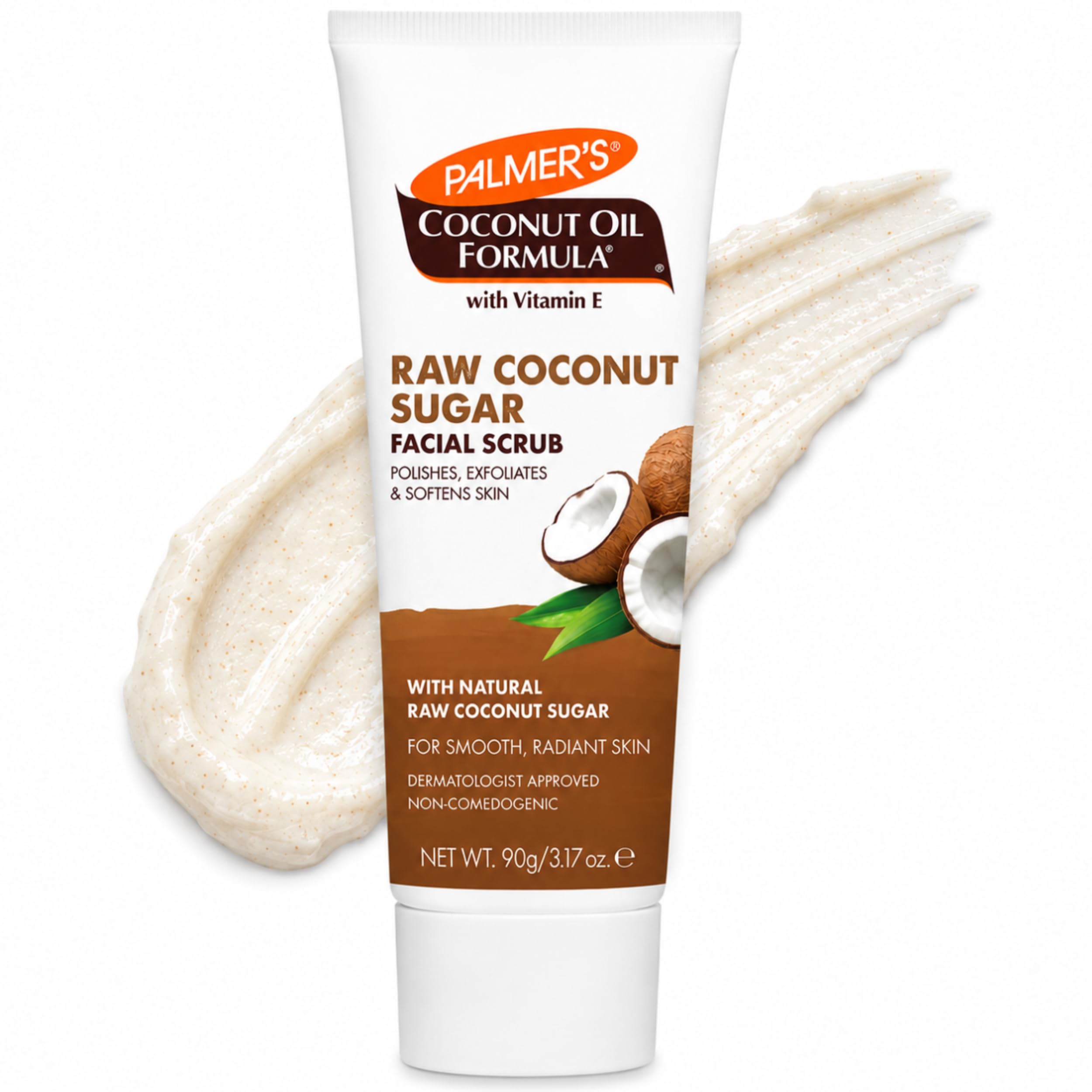 Palmers Coconut Sugar Facial Scrub By for Unisex, 3.17 oz