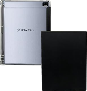 for iFLYTEK AINOTE Air 2, an 8.2-inch Transparent Soft TPU Protective case | side-attached case: scratch-resistant, moisture-proof sleep/wake support, and comfortable grip