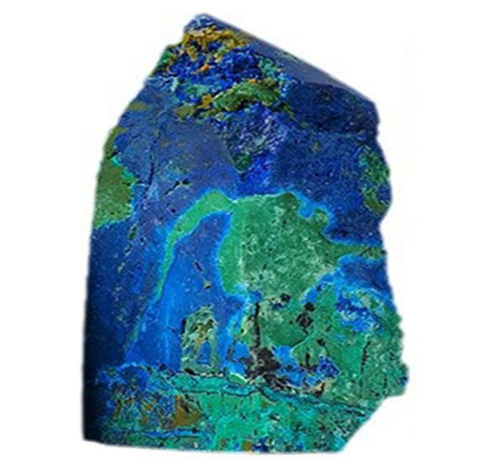 1 Pcs Azurite Raw Stone, Natural Malachite Crystal Rough Mineral Specimen