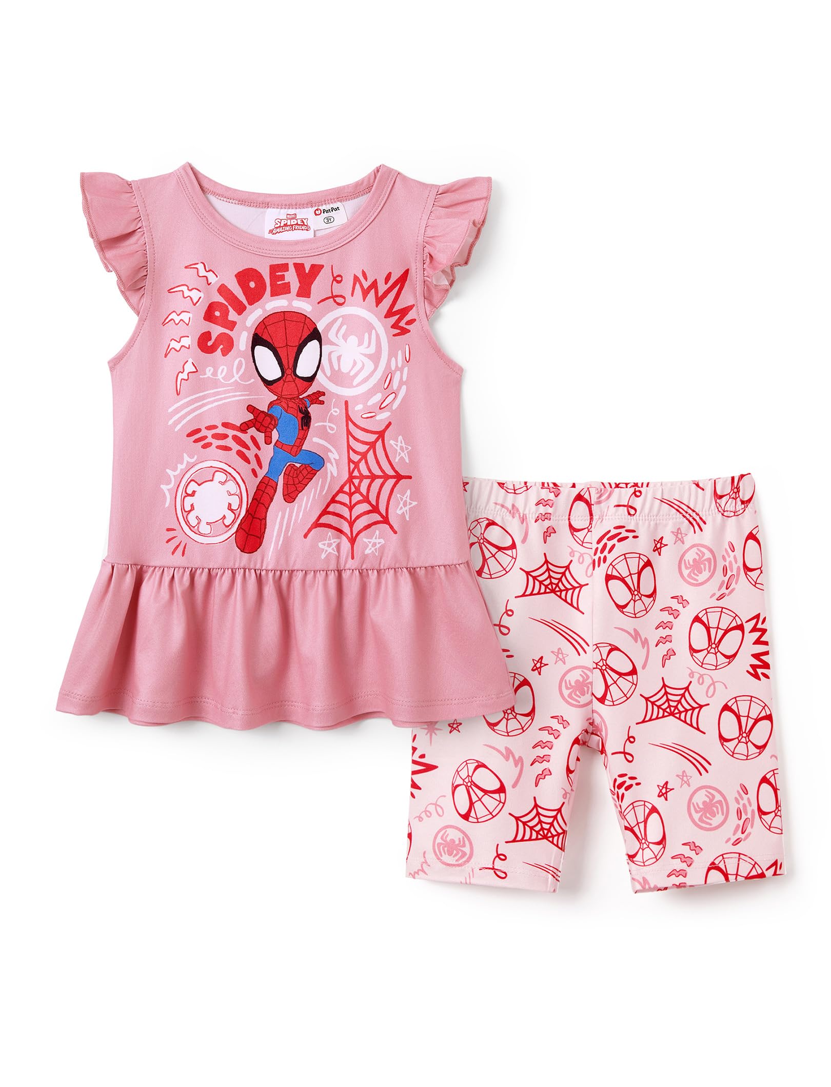 Disney Toddler Girls Clothes Long Sleeve Shirt Leggings 2pcs Outfits Set