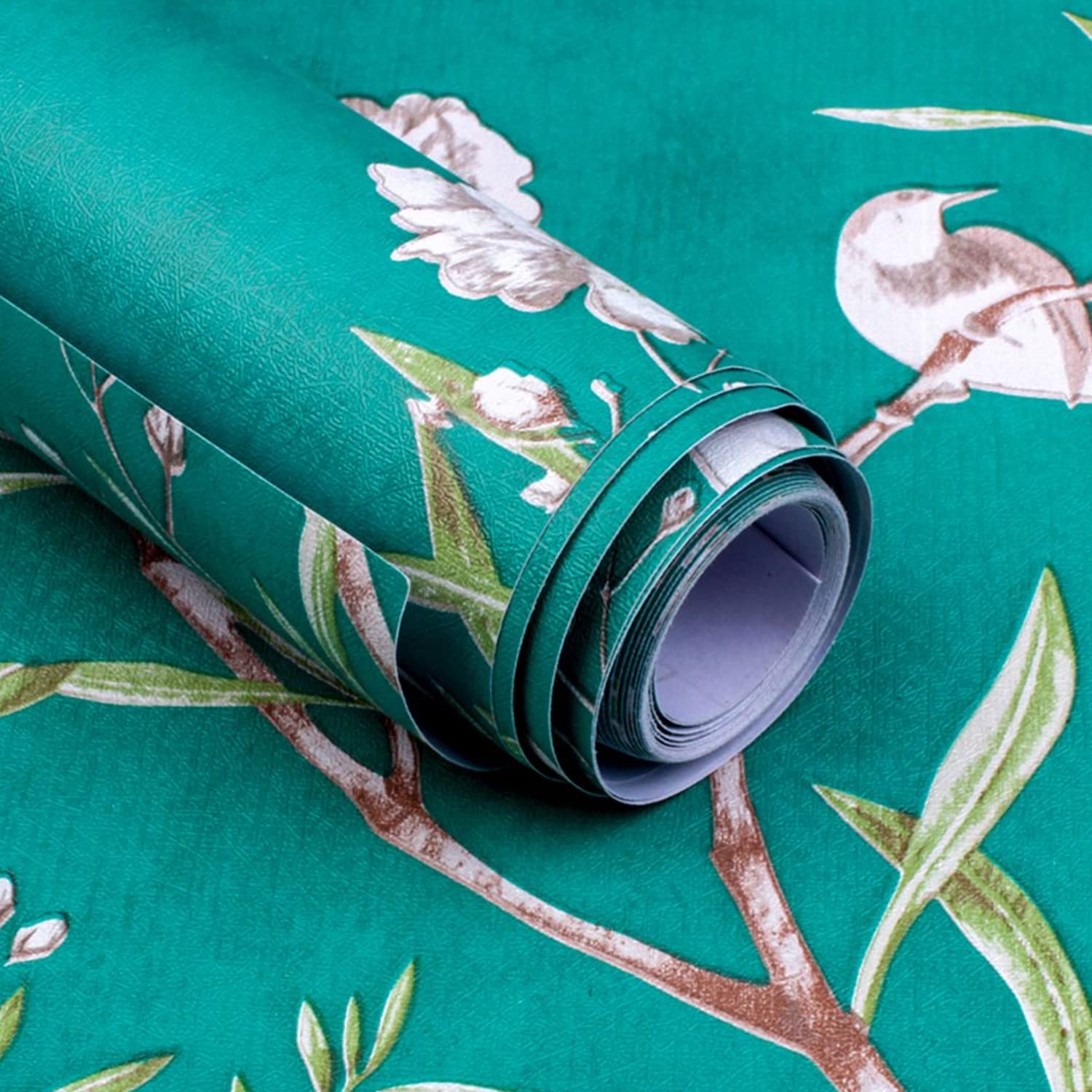 MoJoM Wallopedia Floral, Animal Print Wall Sticker Wallpapers for Home (WPD_VYL_23)