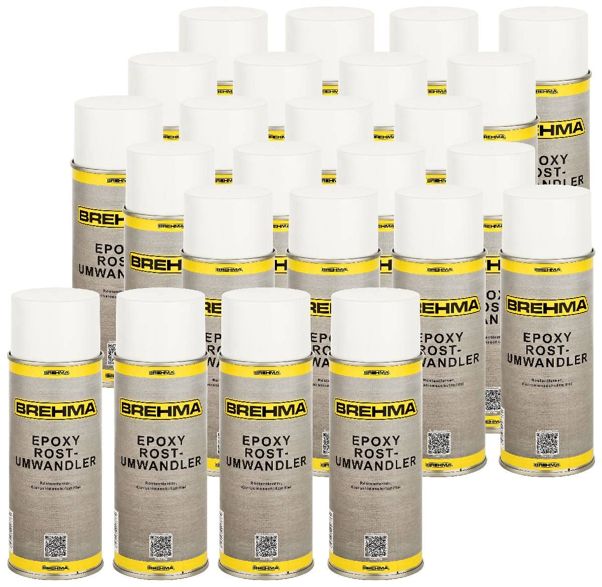 24x Epoxy Rostumwandler 400ml Spraydose Rostentferner Rostschutz Roststopp mit Griff