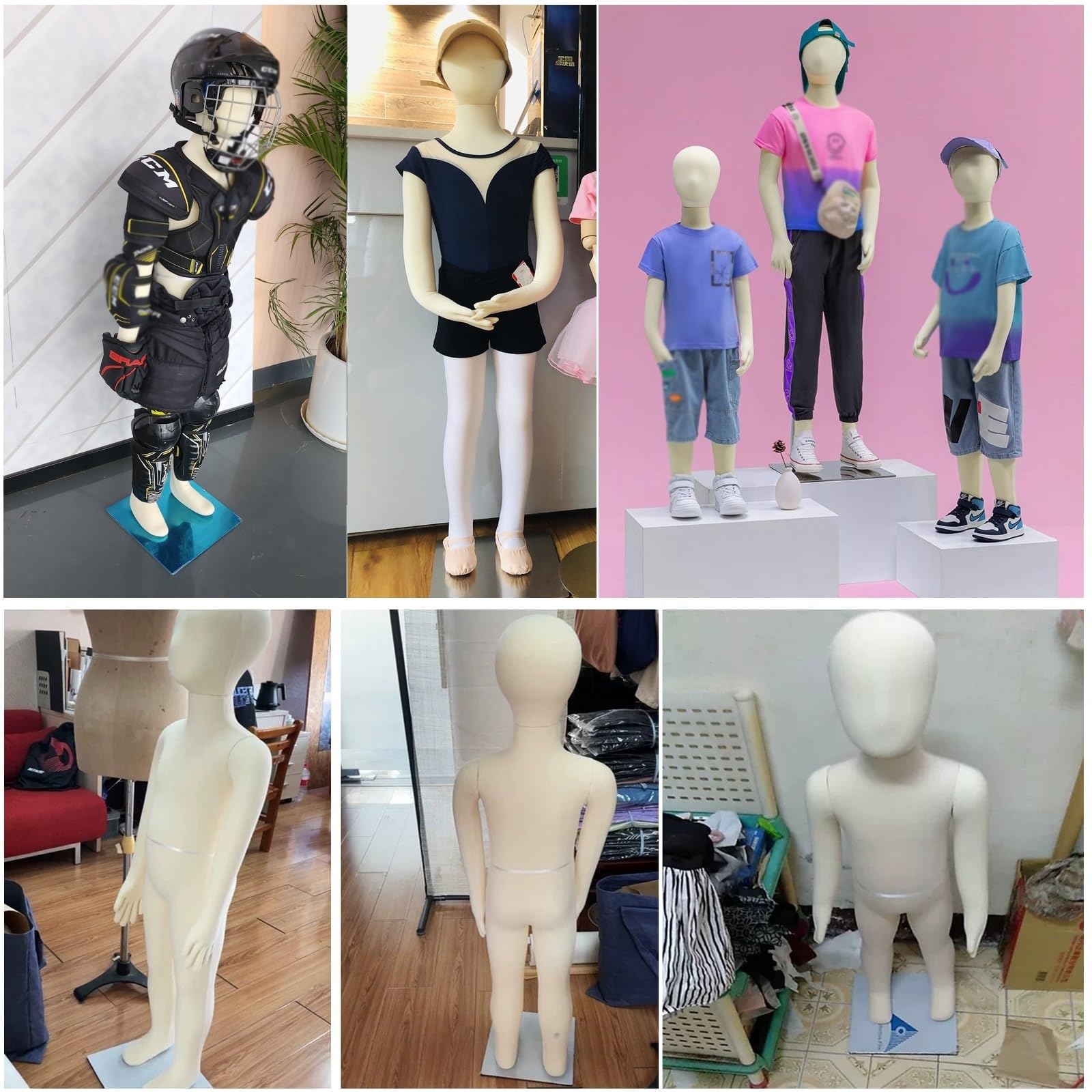 Maniqui Infantil Maniquí De Niño Ajustable Para Costura, Maniquies De Cuerpo Entero Hombre Mujer Con Base De Metal, Maniqui Busto Flexible De Niño O Niña Para Exposición De Ropa(2 Years old)