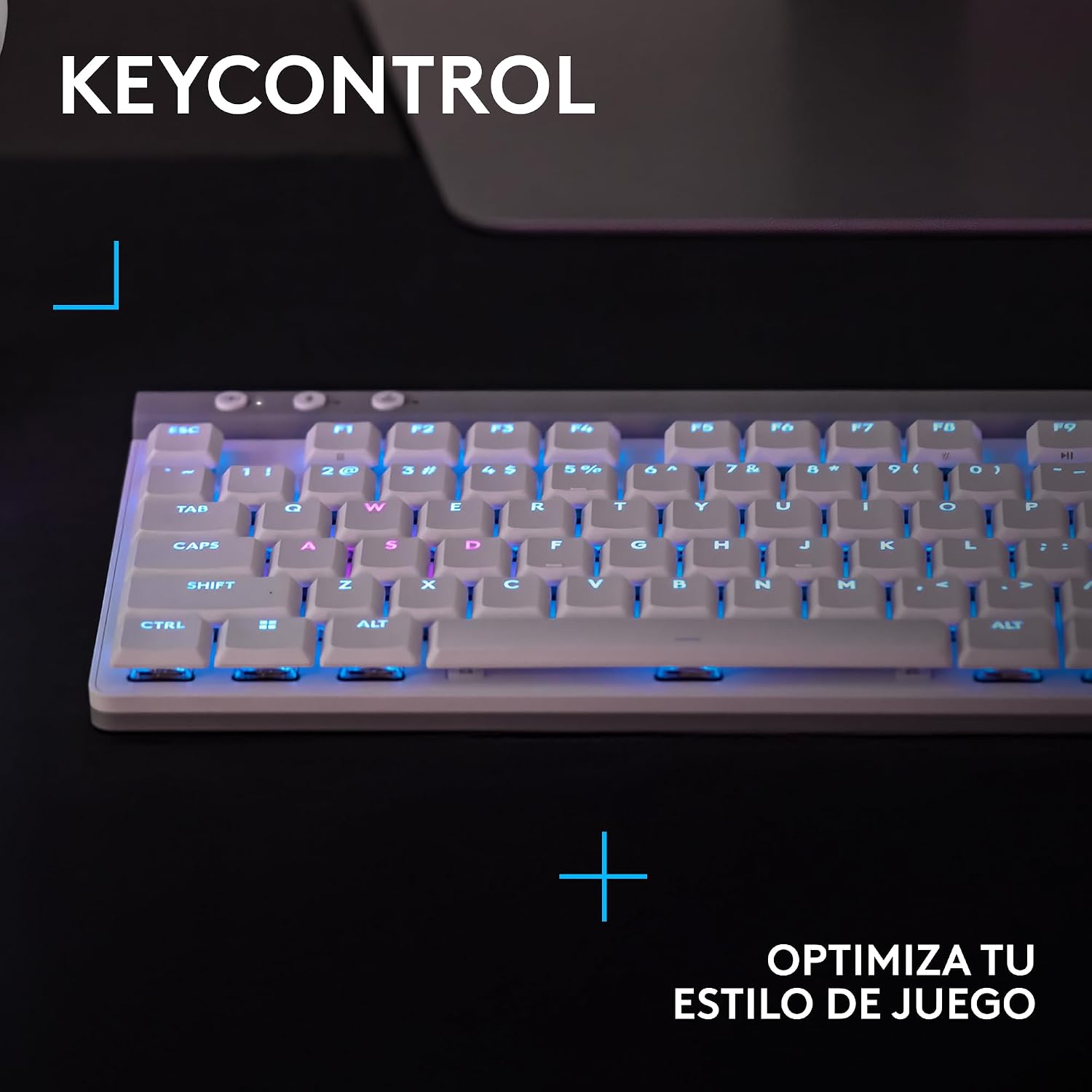 Logitech G522 Lightspeed, Auriculares con micrófono inalámbricos para Gaming y G515 Lightspeed TKL Teclado inalámbrico para Gaming de Calidad con conexión por Cable y por Bluetooth®, PC (ESP) – Negro 5