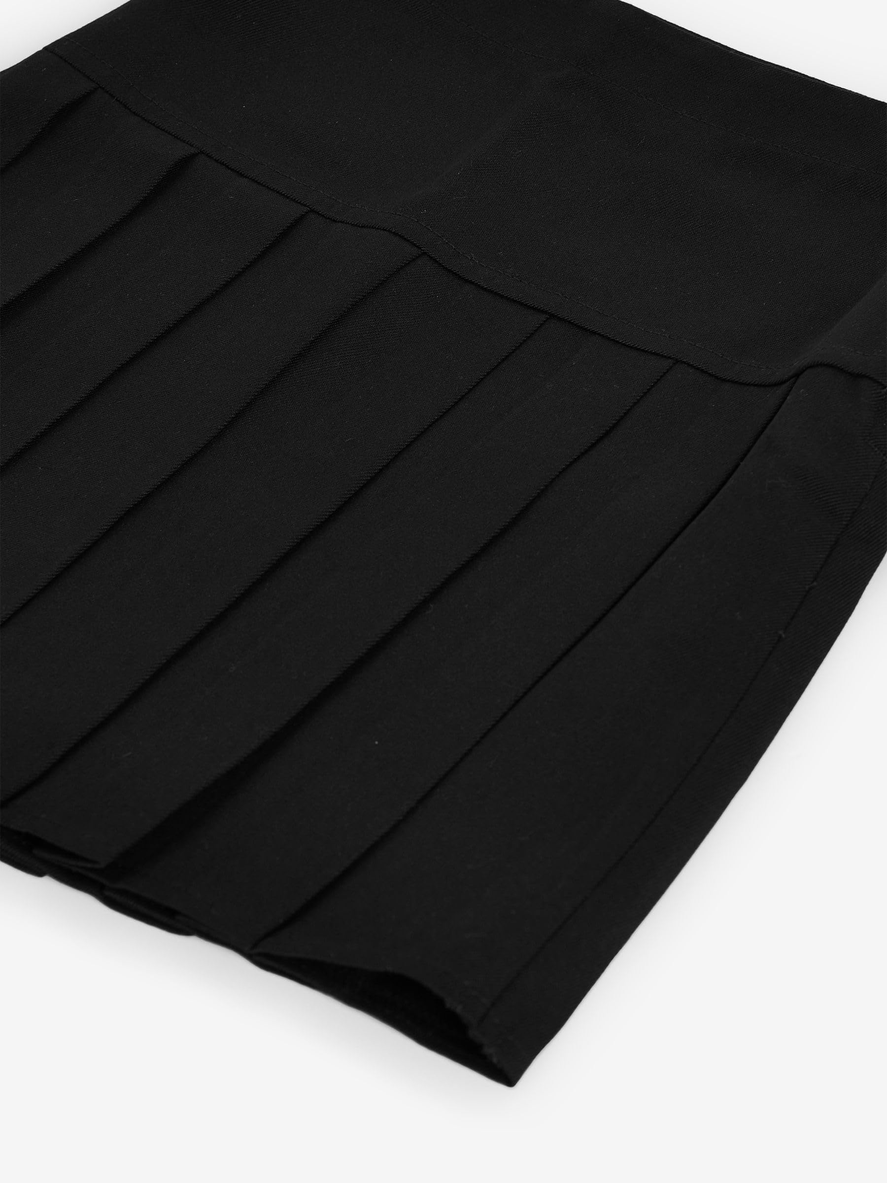 NEXT Niñas Pack de 2 Faldas Escolares de Tablas con Cintura Slim Negro 16 Años