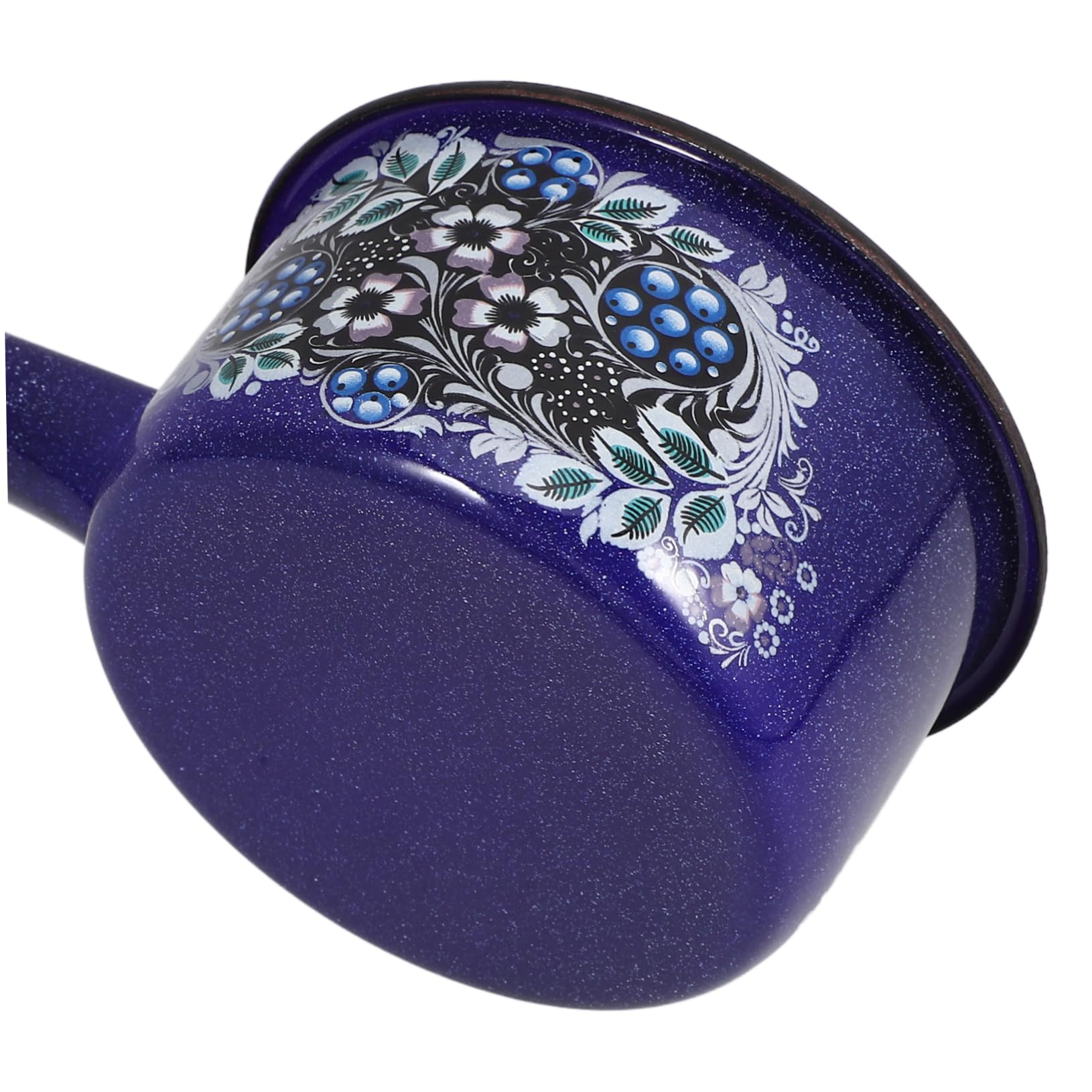 Vintage Emaille Wasserkelle 1 Stück Blau für Küche und Garten | Multifunktionskelle, für Wasser und Gemüse, Bequem zu Halten, Klassischer Stil mit Einzigartigem Design