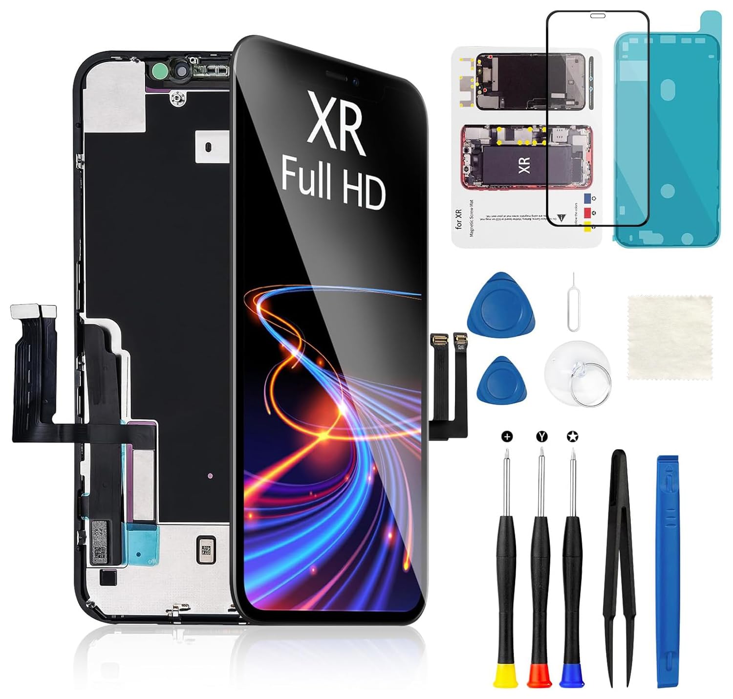 Amazon.com: for iPhone XR Screen Replacement 6.1 Inch Black, MrR