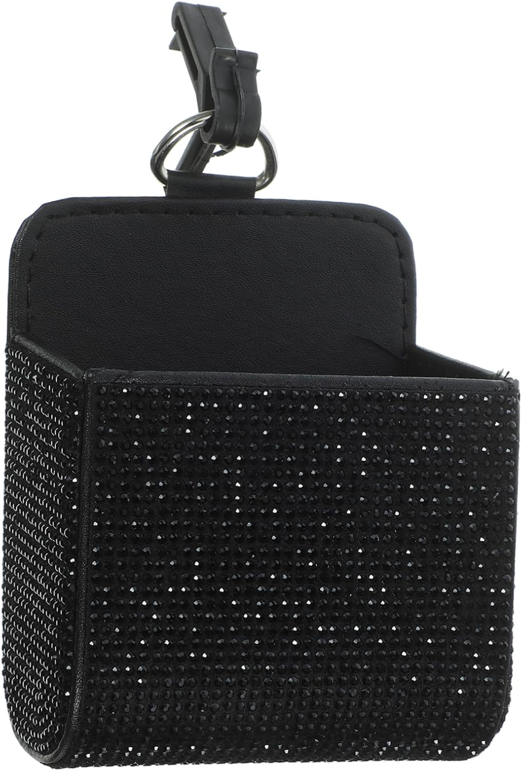 PRETYZOOM Car Vent Hanging Storage Box, Leather Coin Organizer for Phone