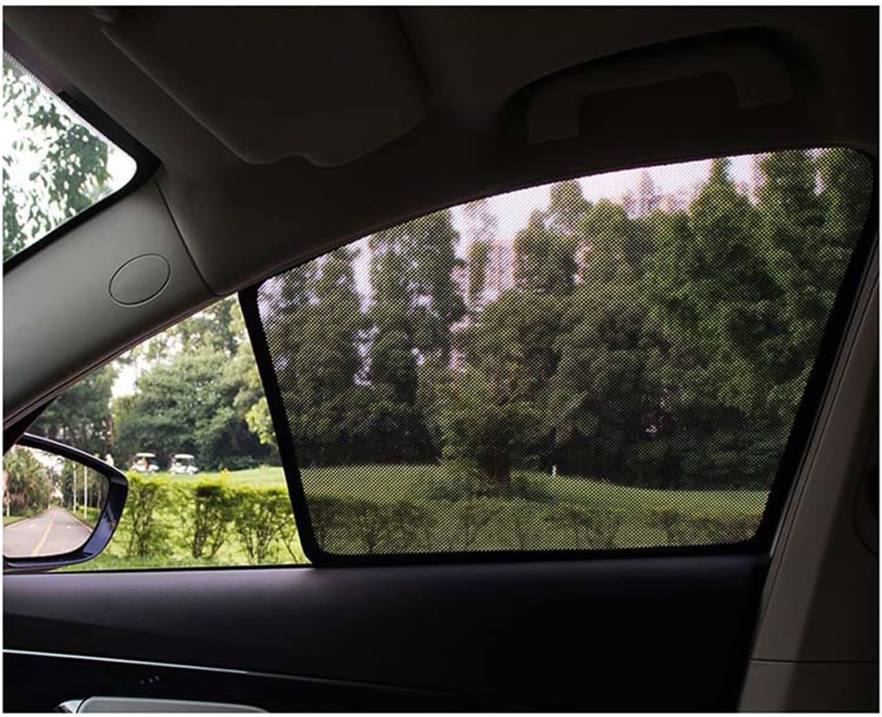 Auto Parts Magnetic Car Curtain Kit Privacy Protection Breathable Mesh Car Sun Curtain for Kia Sorento 2009-2014(Front Windows)