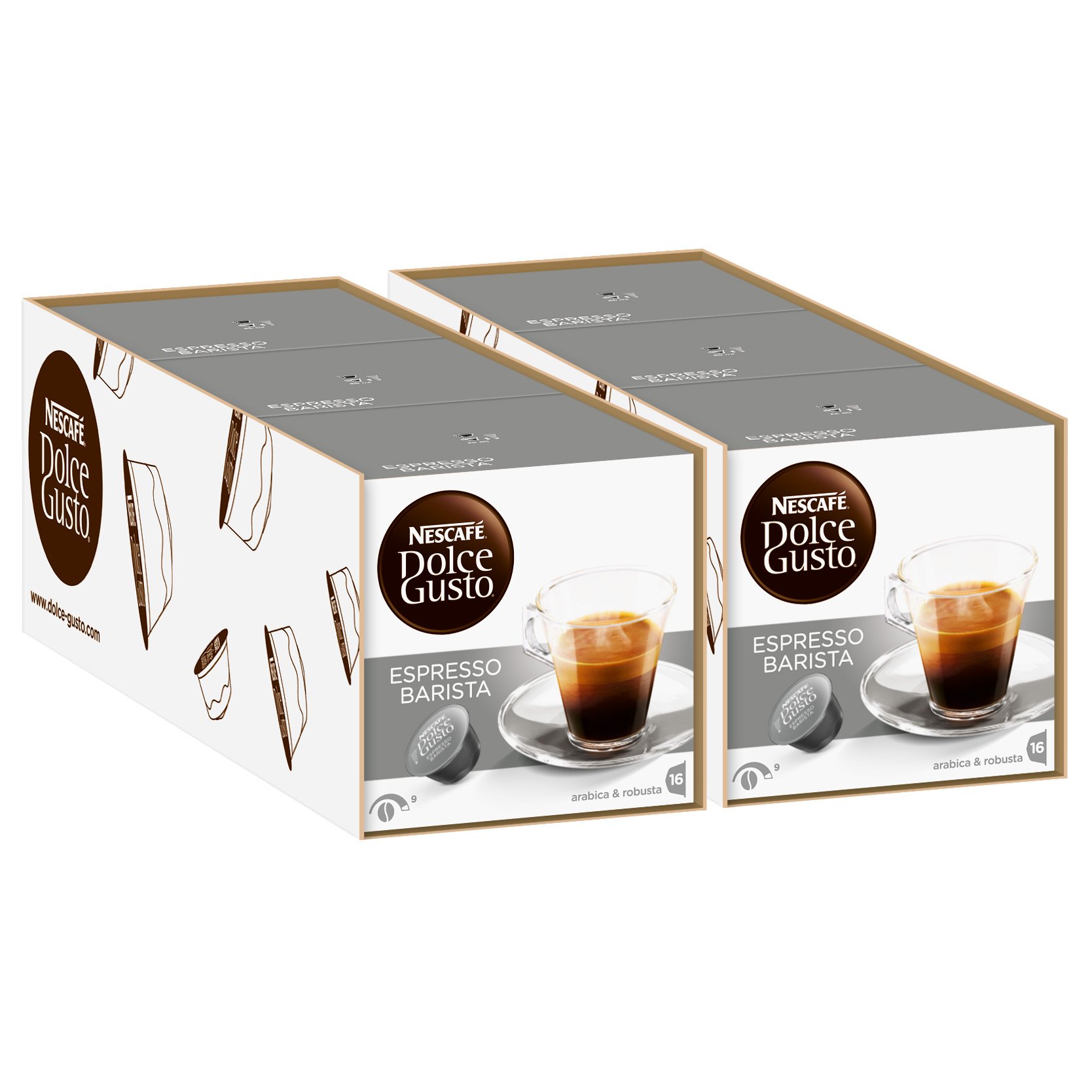 Nescafé Dolce Gusto Espresso Barista, 6 x 16 kapsułek
