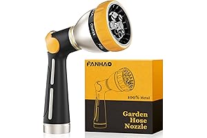 FANHAO Adjustable High-Pressure Water Nozzle for Versatile Watering Needs