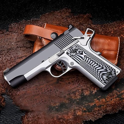 Miniatura 2 de Cool Hand Empuñaduras G10 1911 tamaño completo para Kimber, Colt, Rock Island, Springfield, pistola Taurus, tornillos negros incluidos, cuchara