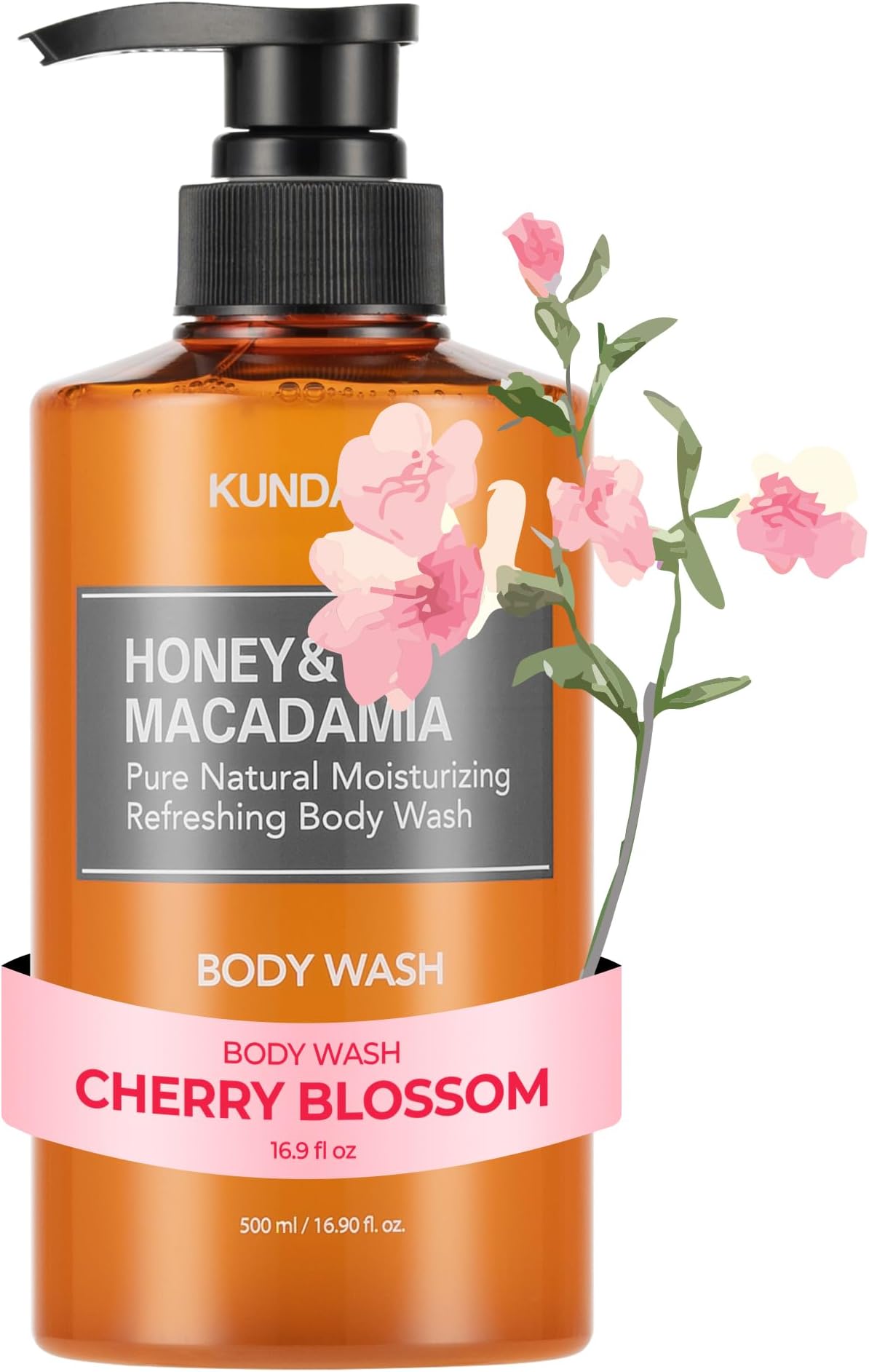 [KUNDAL] Pure Body Wash 500ml (Cherry Blossom)