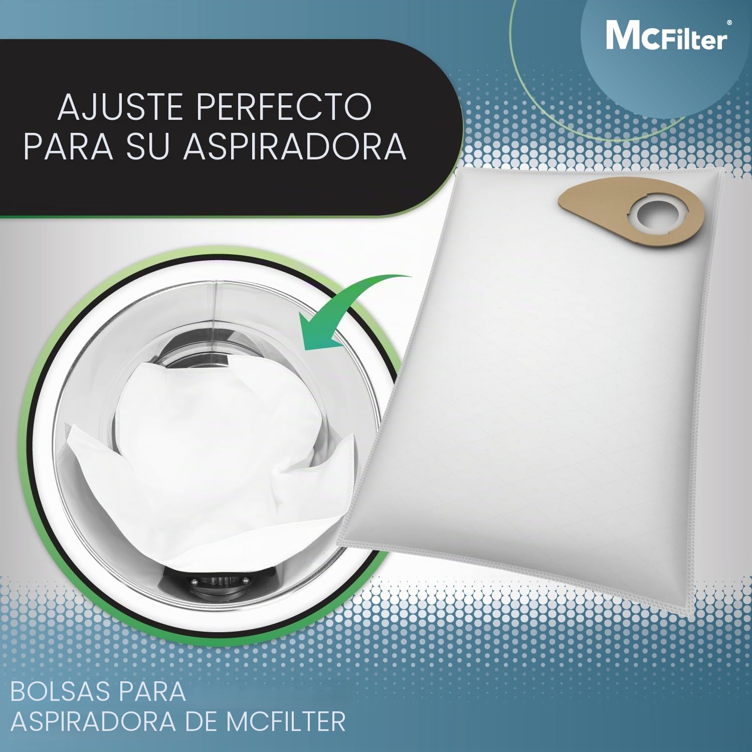 10 bolsas de aspiradora adecuadas para Nilfisk Buddy II 12 Buddy II 18 Buddy II 18 Aspirador de acero inoxidable | microfibra multicapa | Alta resistencia al desgarro | NI 17 como 81943048