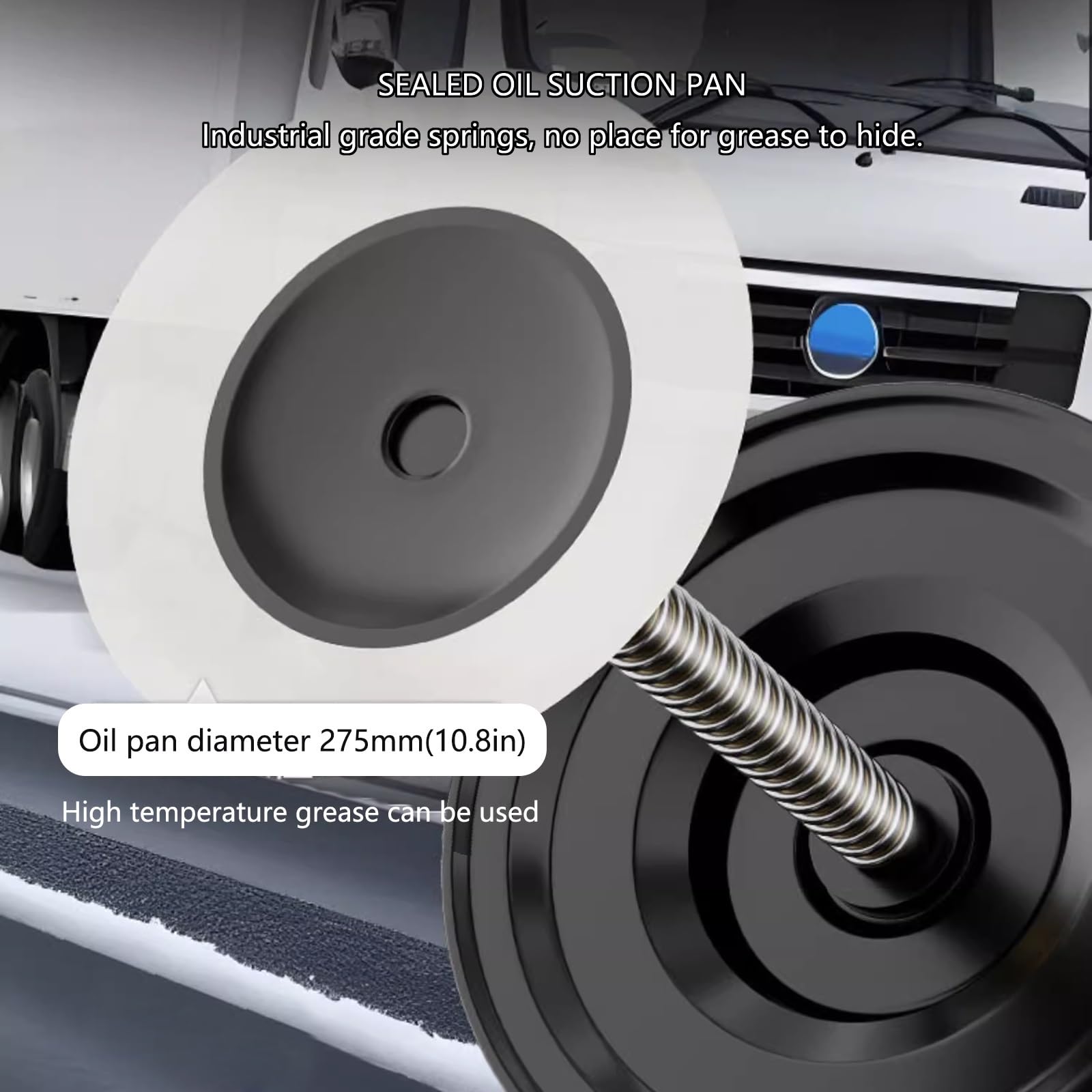Kit pompa pneumatica per grasso per applicazioni ad alta temperatura, ideale per lubrificazione di attrezzature automobilistiche, agricole e cantiere
