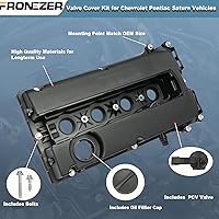 Vista 5 de Tapa de Válvulas de Motor con Juntas y Tapón de Llenado de Aceite Compatible con Chevy Cruze Sonic Trax Aveo 2011-2020, Saturn Astra 2008-2009
