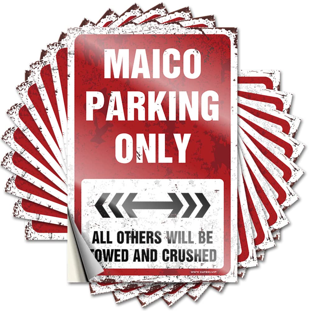 Custom Decal, Indie Garage Maico Parking Only | Funny Quote Paw Decals(8X12CM)