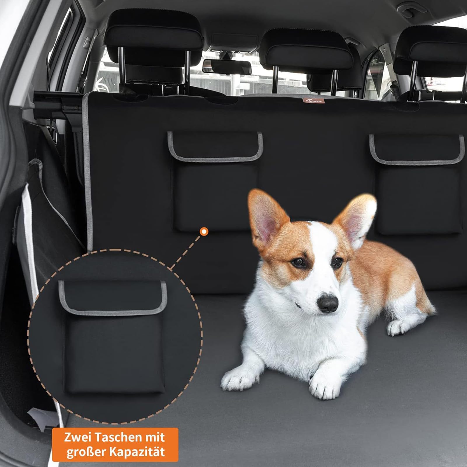 Auto kofferbakvoering voor honden, voor Suzuki S-Cross 2022-2023 antislip waterdichte achterbankhoes voor huisdieren, gemakkelijk schoon te maken Auto kofferbakvoering voor honden, voor Suzuki S-Cross 2022-2023 antislip waterdichte achterbankhoes voor huisdieren, gemakkelijk schoon te maken