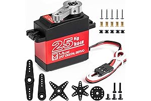 25KG High Torque RC Servo: Miuzei's Waterproof Servo Motor, Optimized for RC Cars