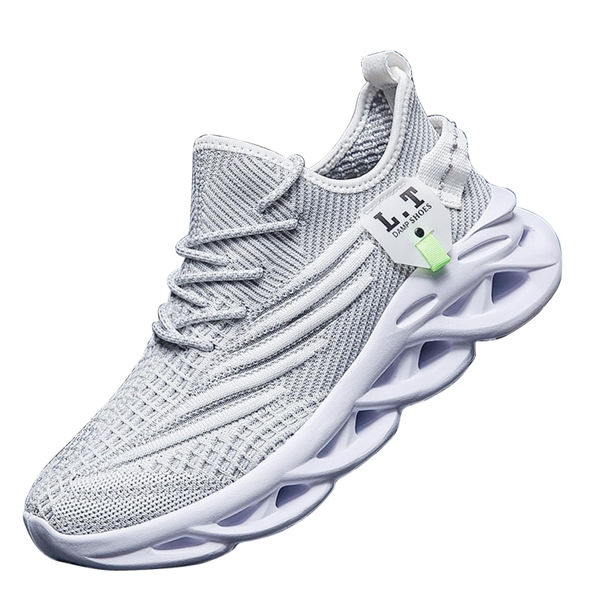 ZDFQLGV Modische lässige Fitness Laufschuhe Sneakers für Herren Leichte atmungsaktive Wander Arbeiten Sportschuhe rutschfeste Weiche Bequeme verschleißfeste Tennisschuhe