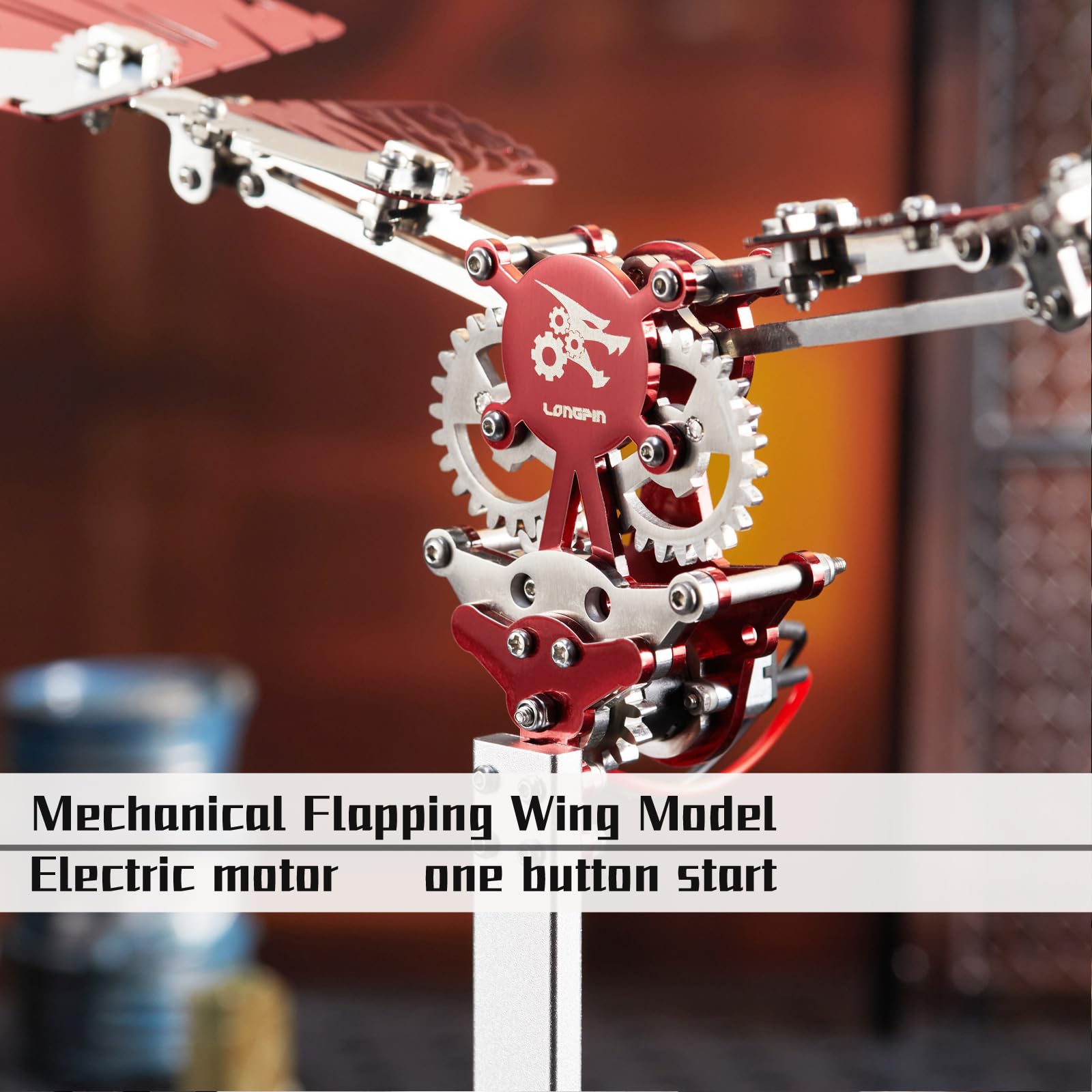 3D Metal Ornithopter Puzzles for Adults Model Kits Mechanical