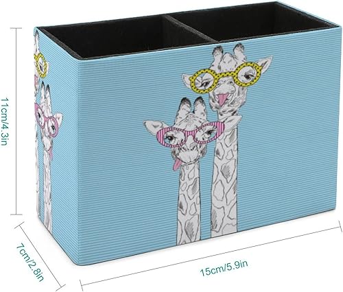 Miniatura 2 de Niapessel Portalápices para escritorio, divertido soporte de bolígrafo de jirafa, organizador de bolígrafos de escritorio, organizador de lápices de